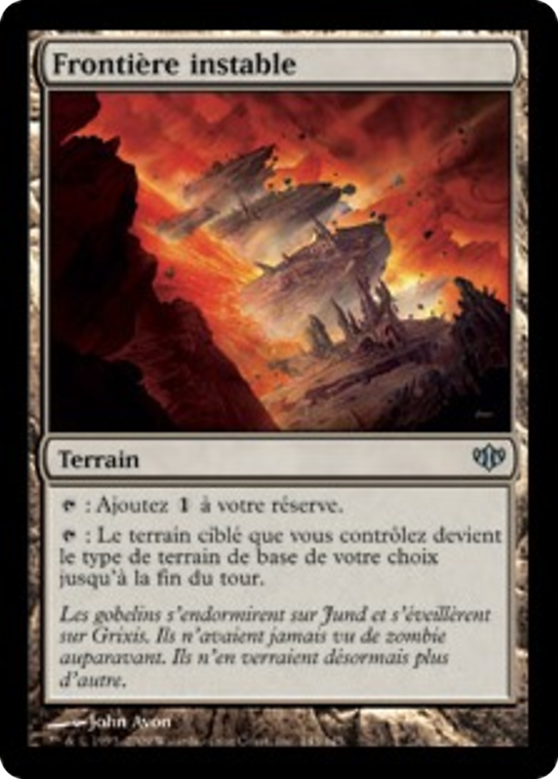 Frontière instable — Conflux — Magic: The Gathering