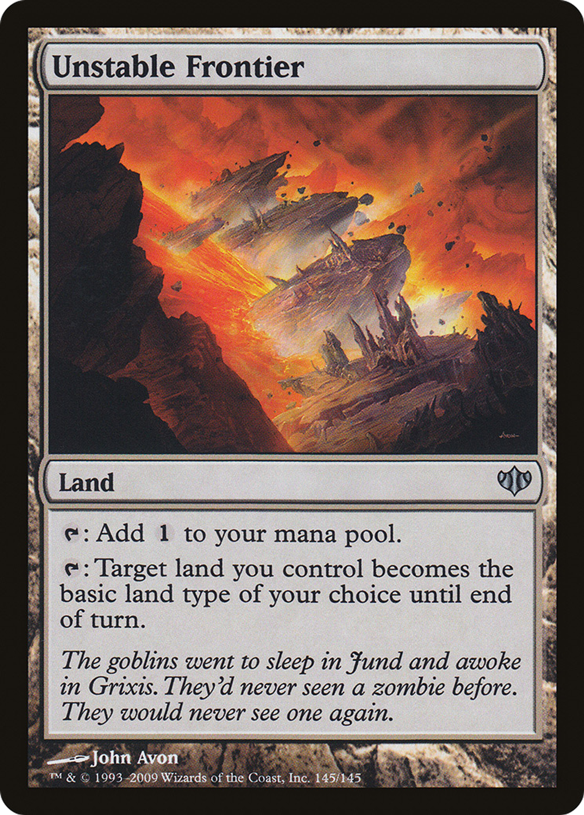 Unstable Frontier — Conflux — Magic: The Gathering