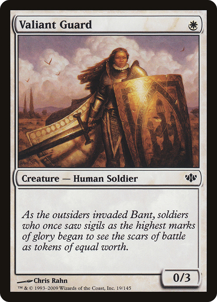 Garde valeureuse — Conflux — Magic: The Gathering