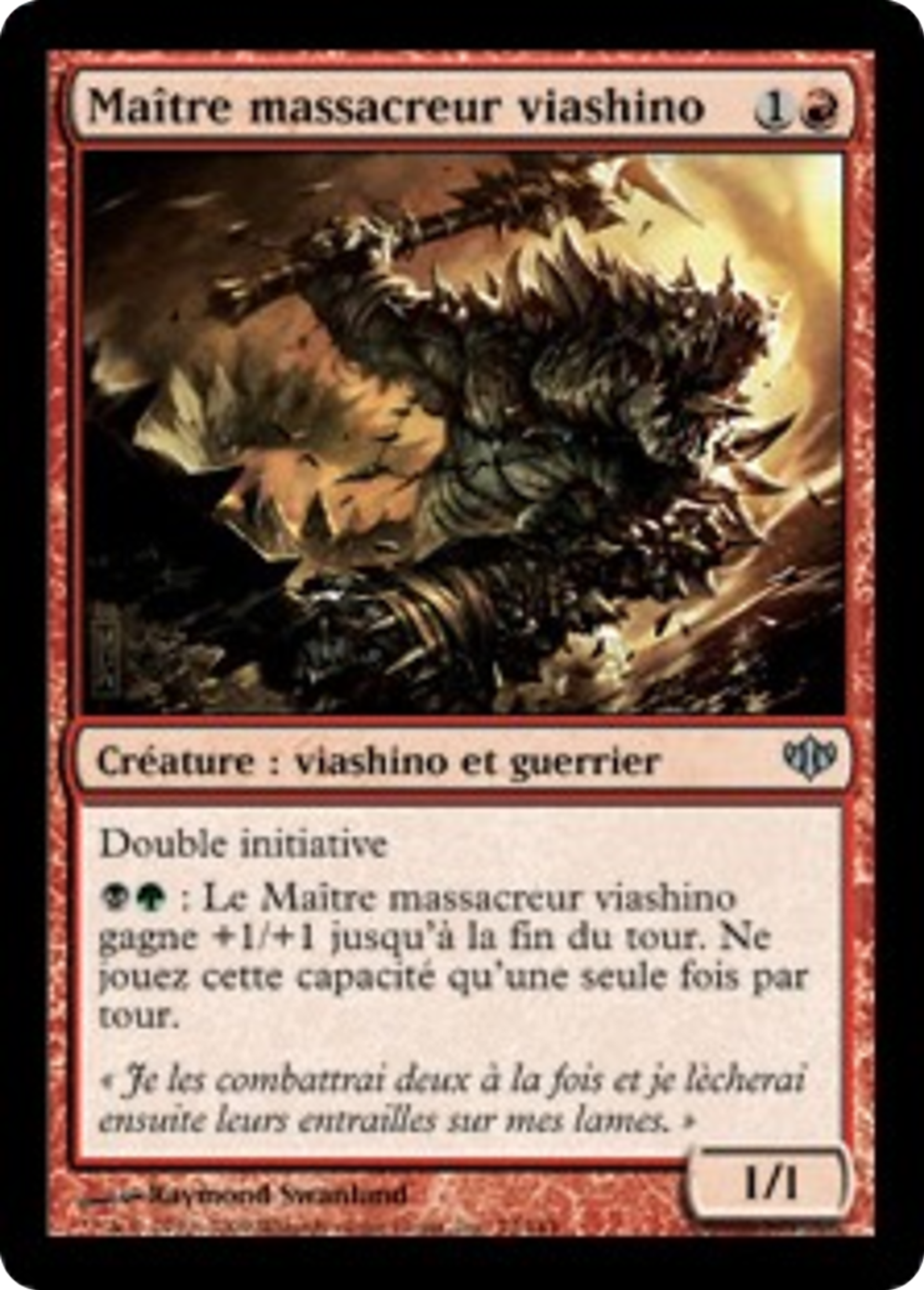 Maître massacreur viashino — Conflux — Magic: The Gathering
