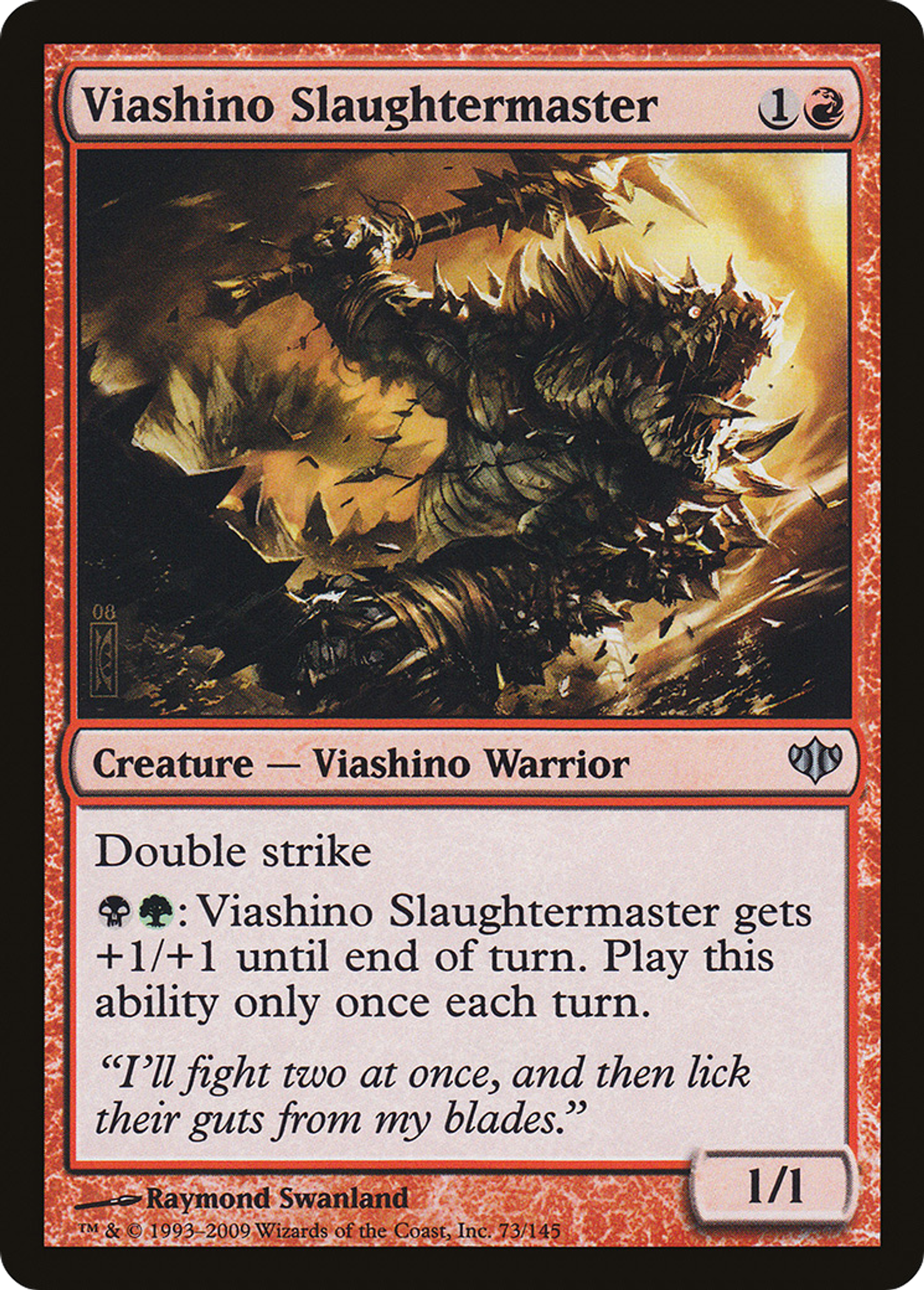 Viashino Slaughtermaster — Conflux — Magic: The Gathering