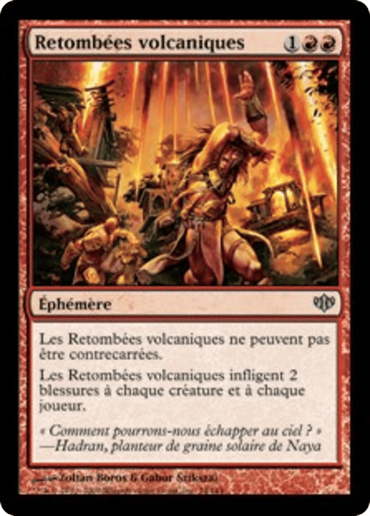 Retombées volcaniques — Conflux — Magic: The Gathering