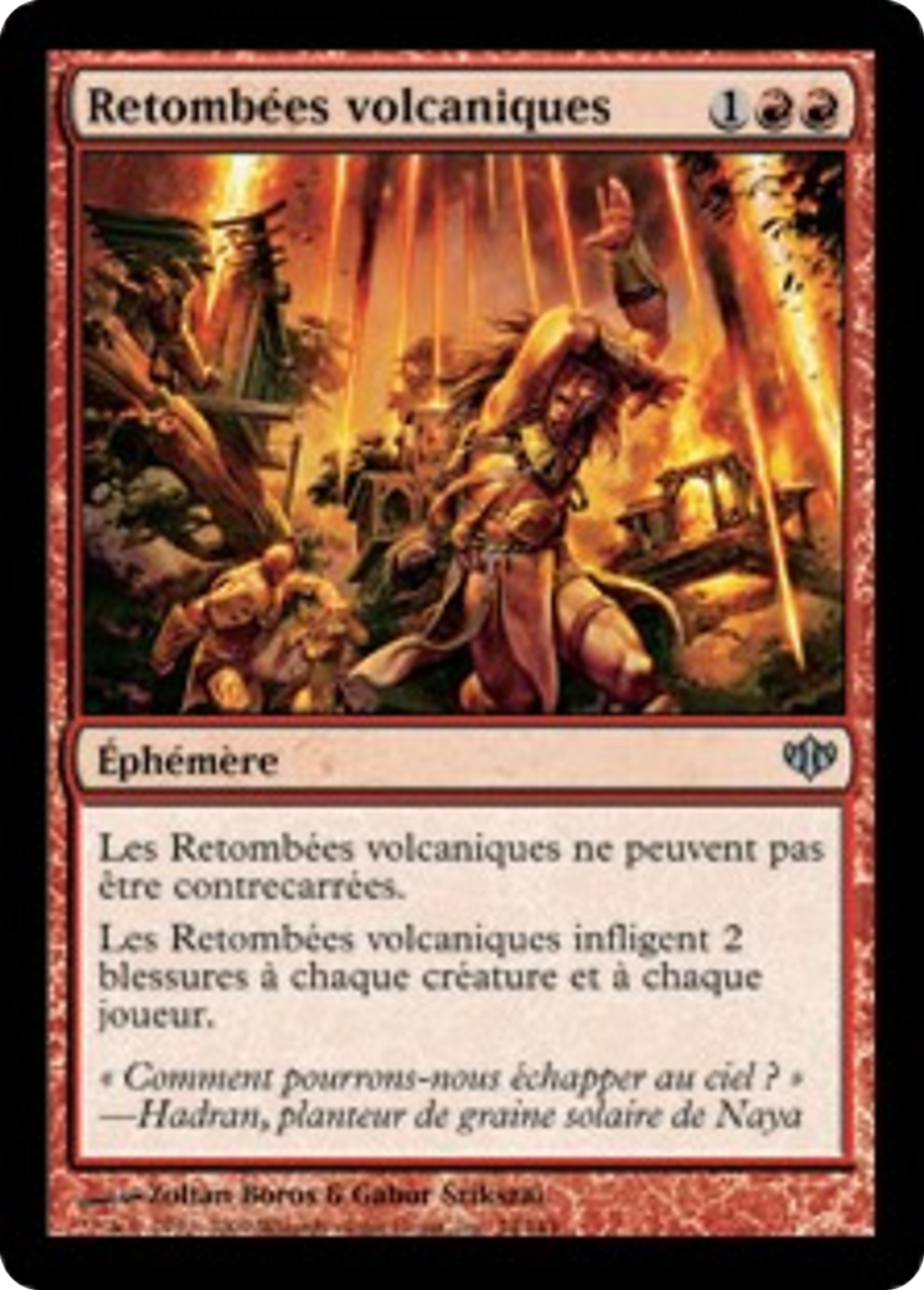 Retombées volcaniques — Conflux — Magic: The Gathering