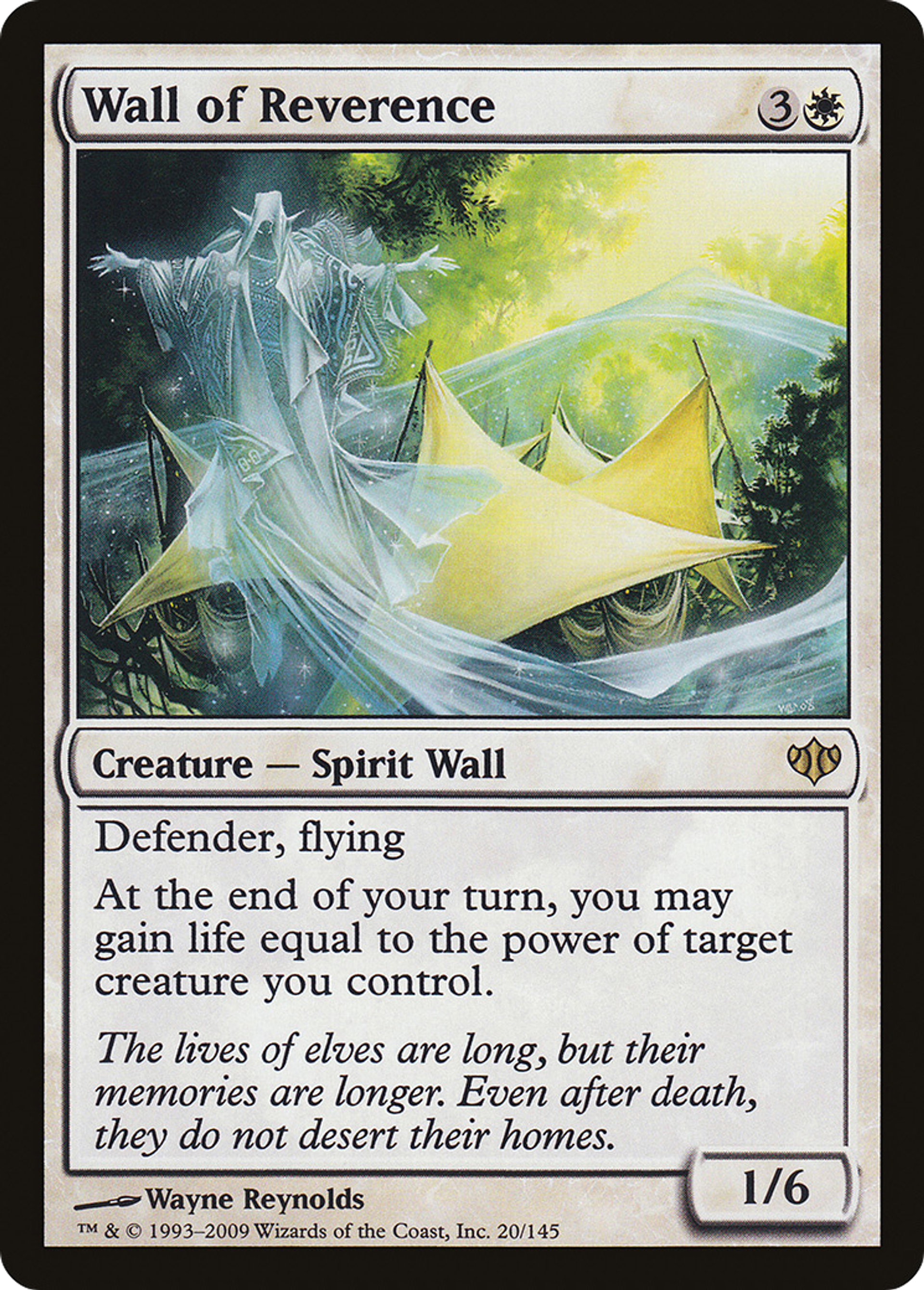 Wall of Reverence — Conflux — Magic: The Gathering