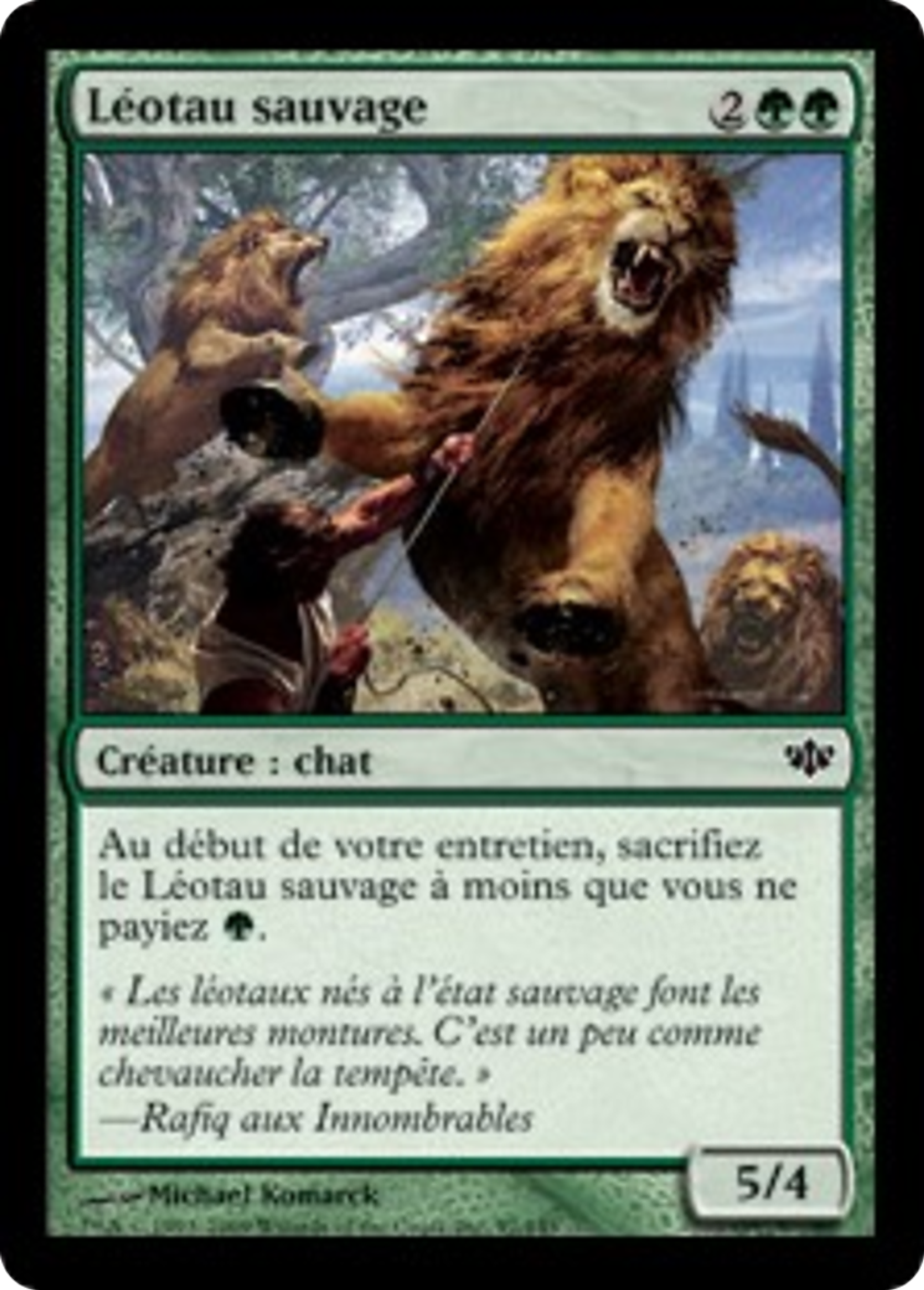 Léotau sauvage — Conflux — Magic: The Gathering