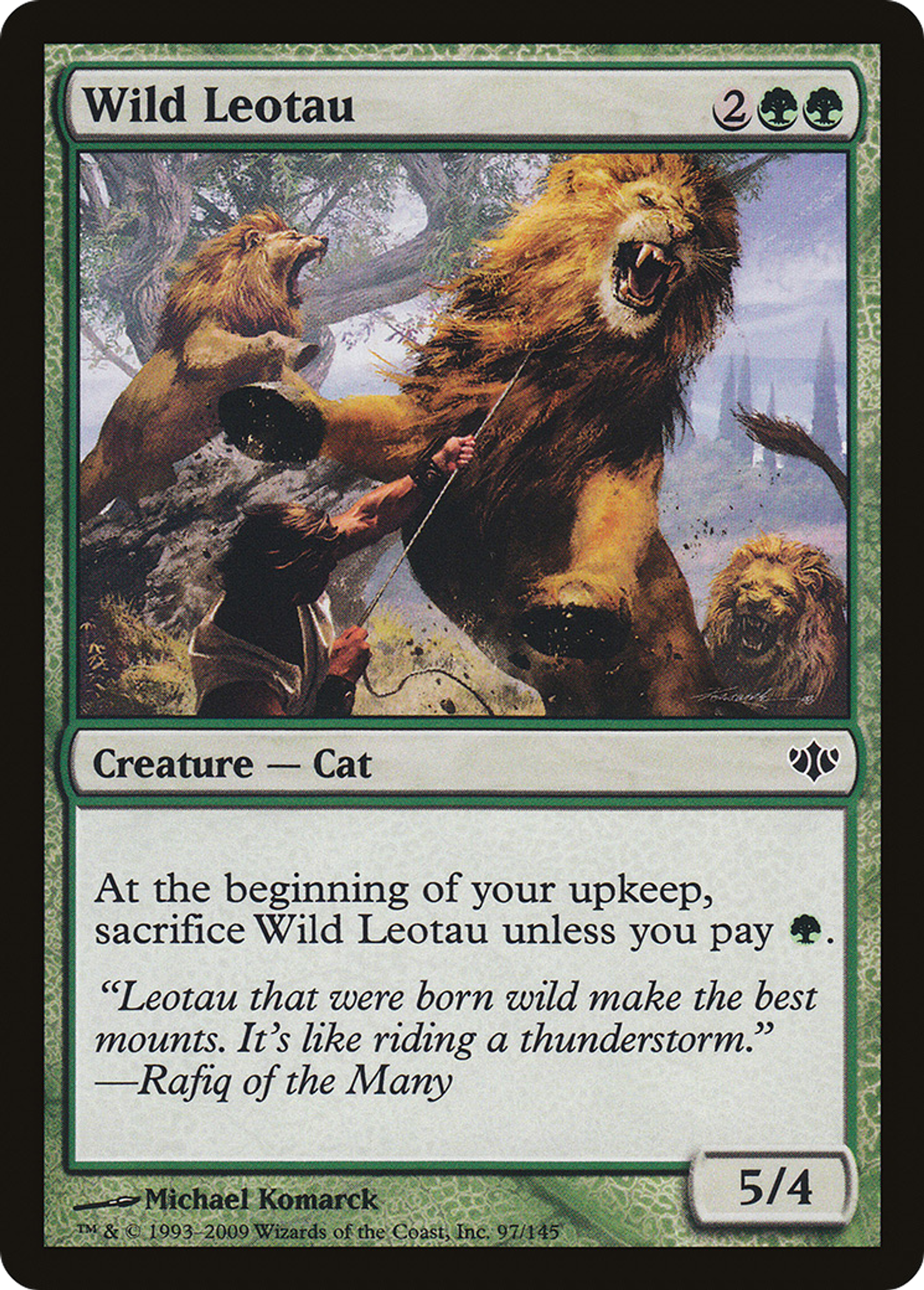 Wild Leotau — Conflux — Magic: The Gathering