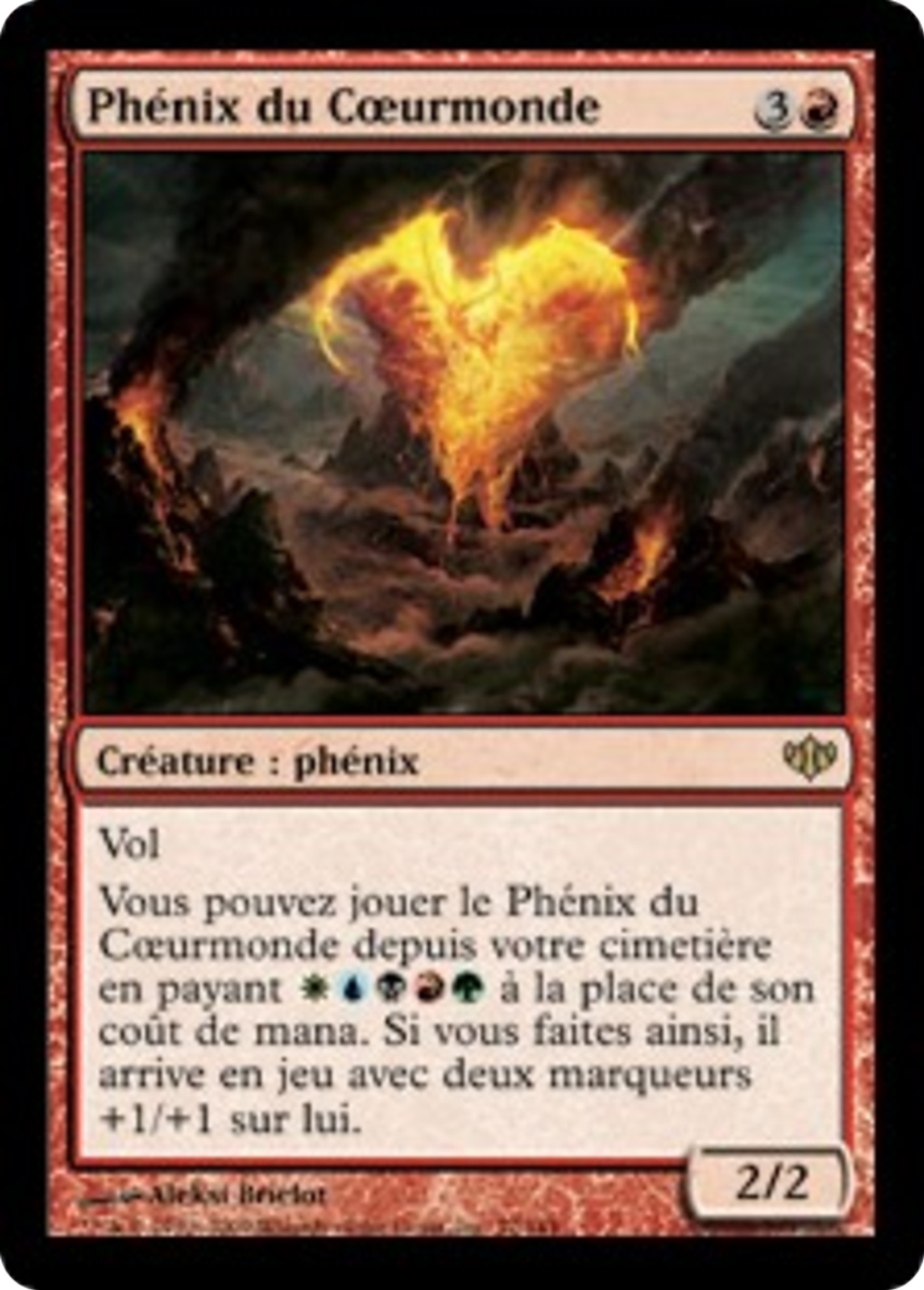 Phénix du Cœurmonde — Conflux — Magic: The Gathering
