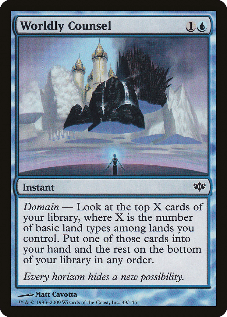 Worldly Counsel — Conflux — Magic: The Gathering