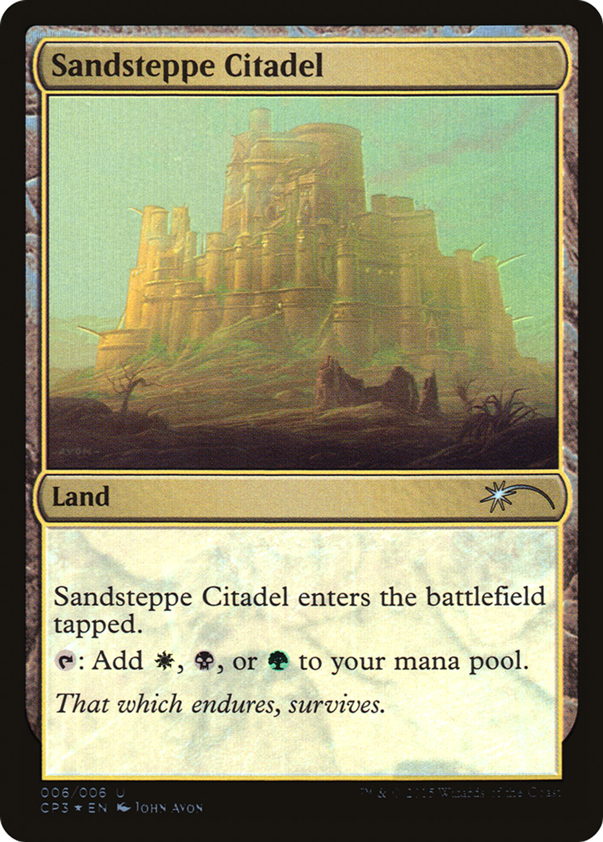 Sandsteppe Citadel — Magic Origins Clash Pack — Magic: The Gathering