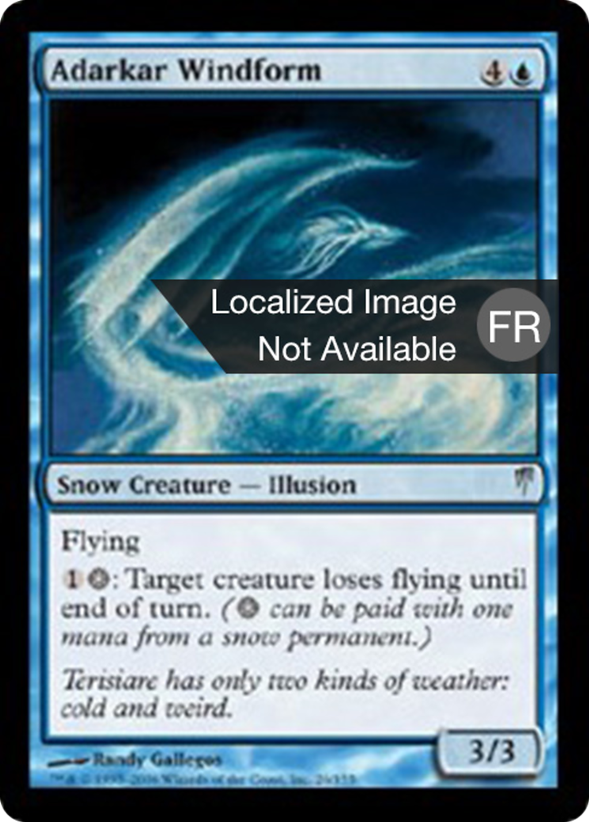 Venteforme d'Adarkar — Coldsnap — Magic: The Gathering