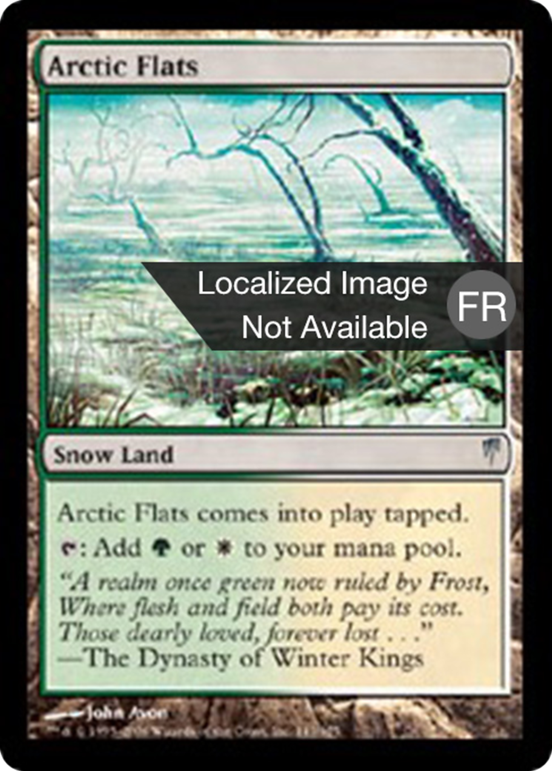 Plaine arctique — Coldsnap — Magic: The Gathering