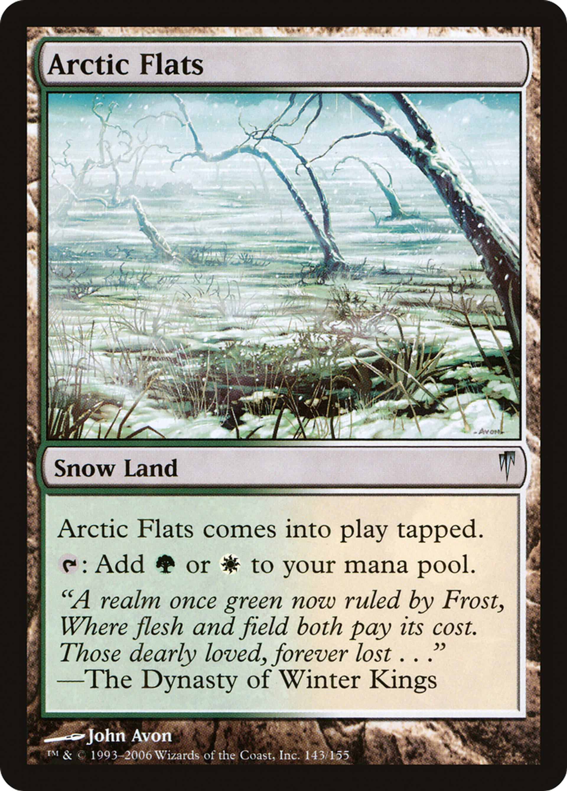 Arctic Flats — Coldsnap — Magic: The Gathering