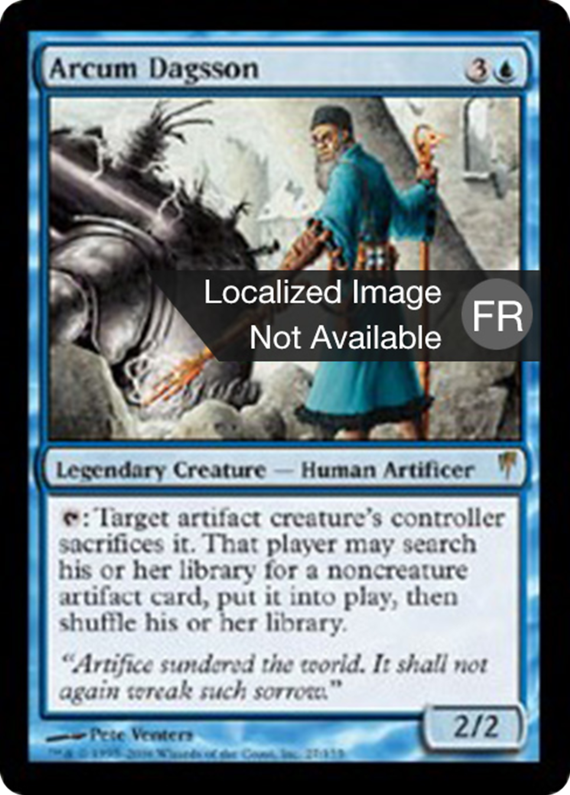 Arcum Dagsson — Coldsnap — Magic: The Gathering