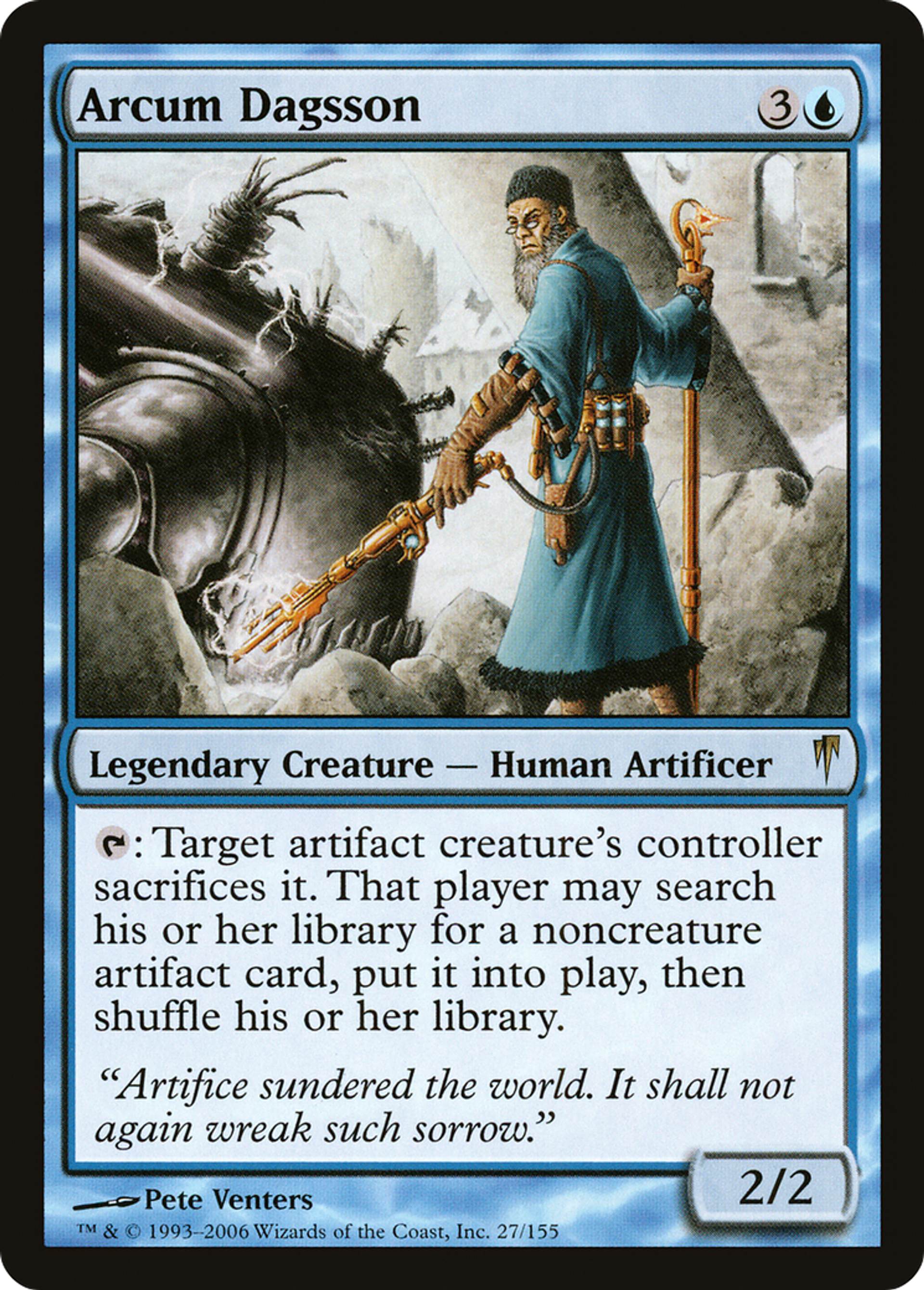Arcum Dagsson — Coldsnap — Magic: The Gathering