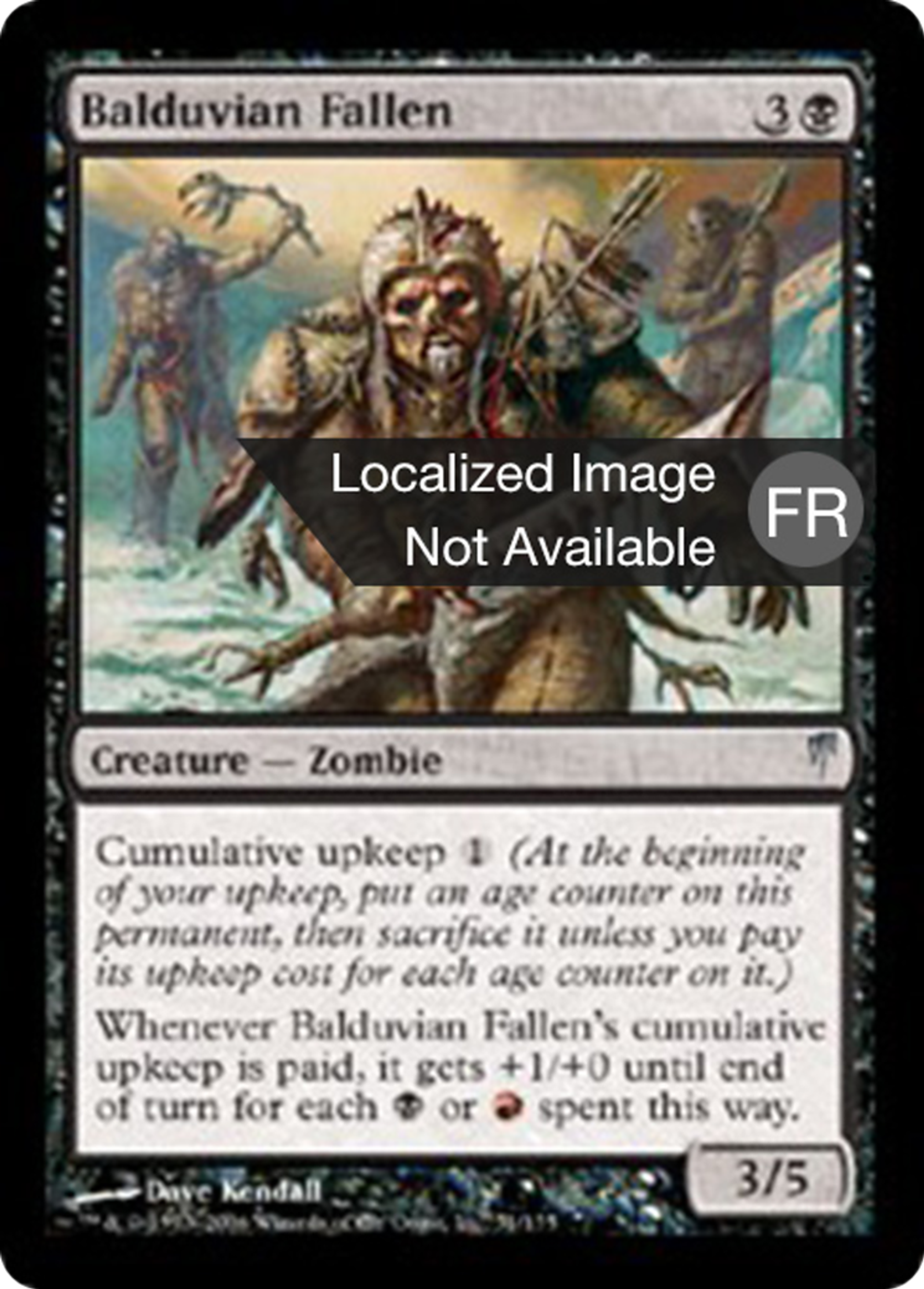 Balduvian déchu — Coldsnap — Magic: The Gathering