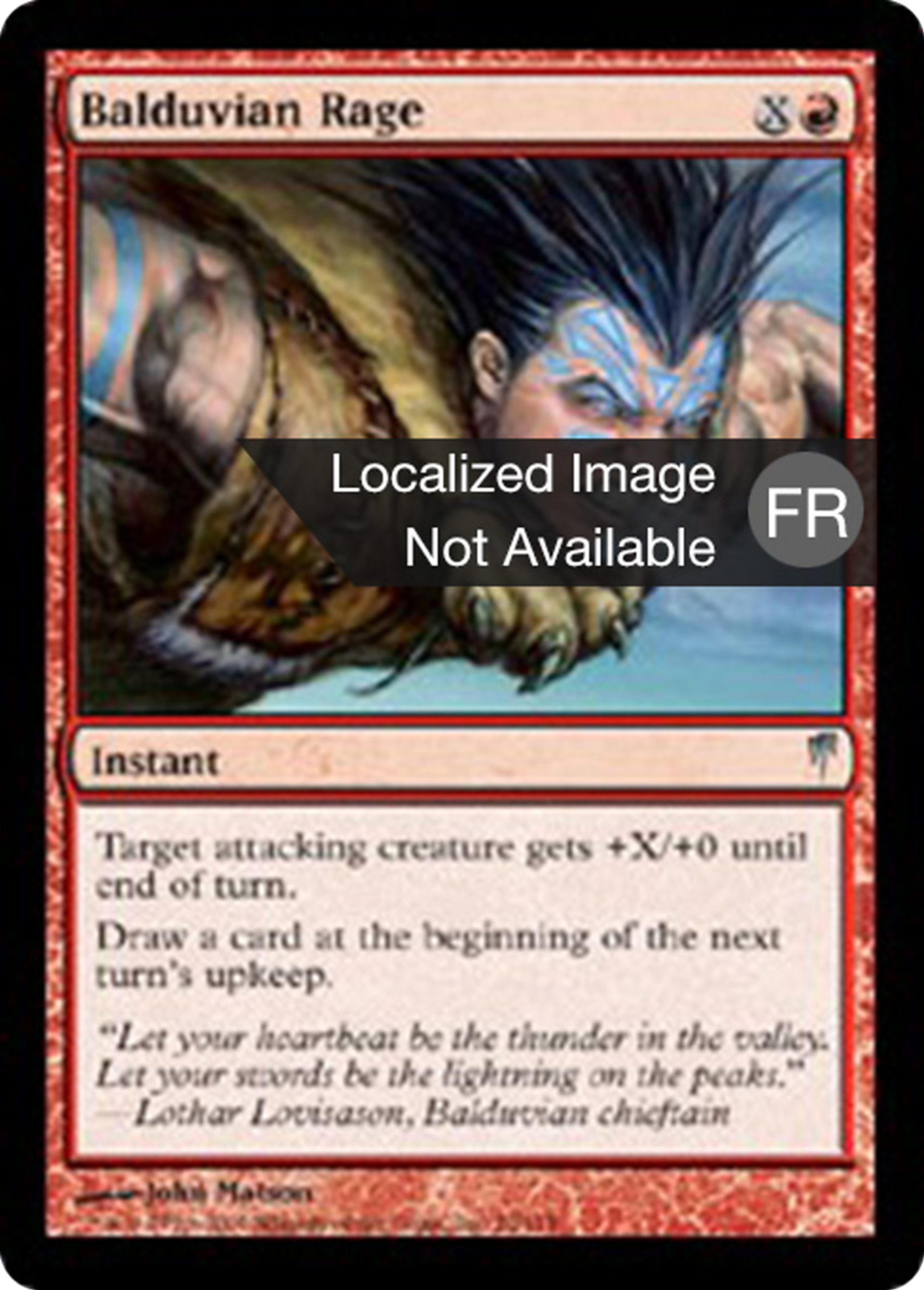 Rage balduviane — Coldsnap — Magic: The Gathering