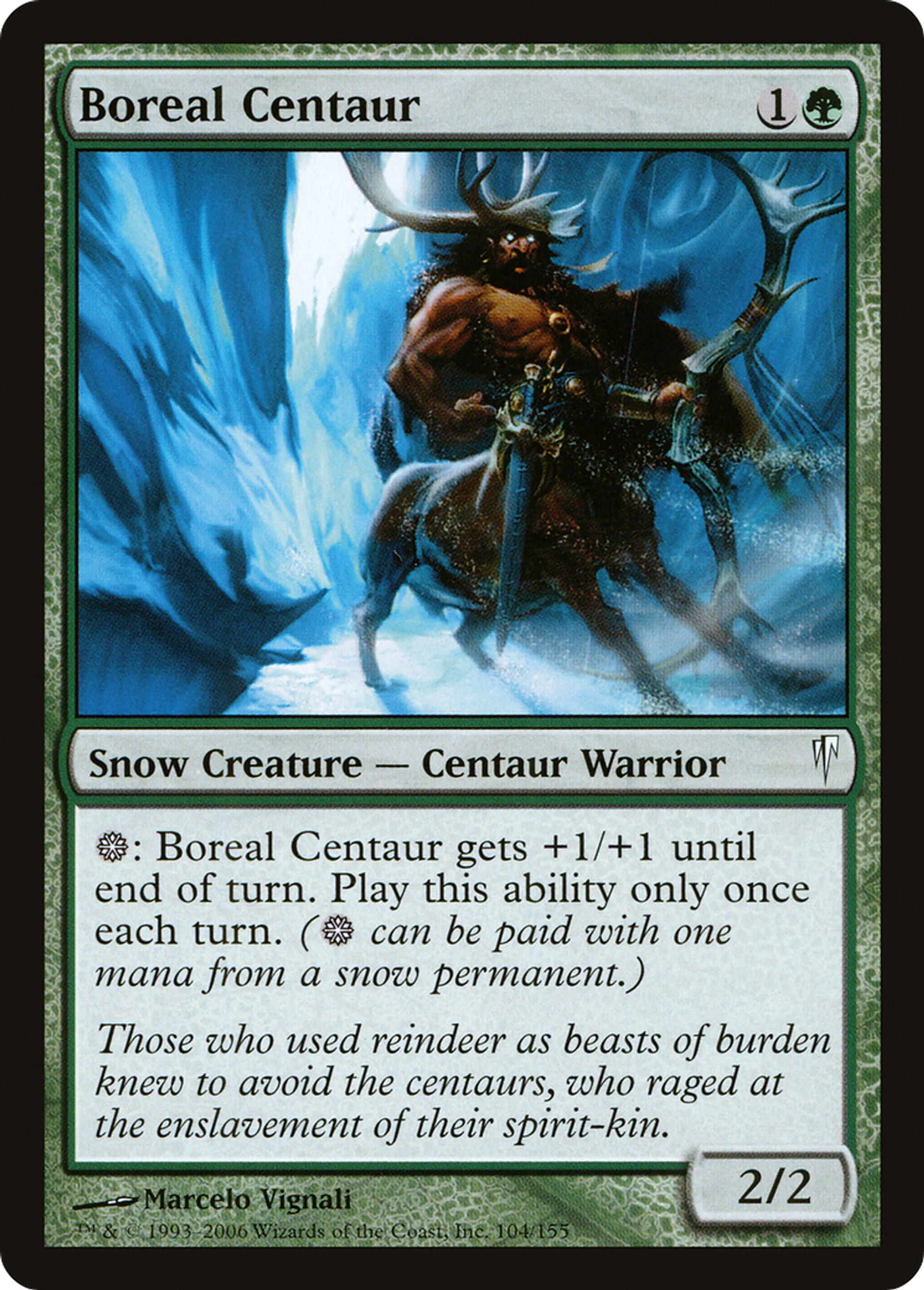 Boreal Centaur — Coldsnap — Magic: The Gathering