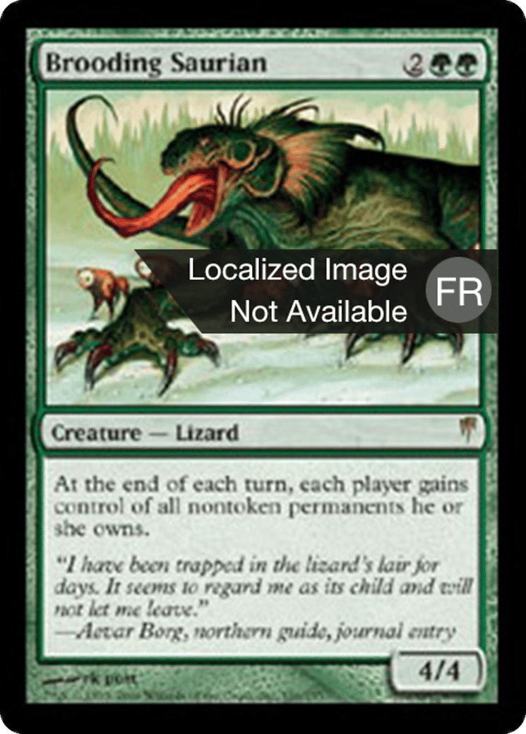Saurien couveur — Coldsnap — Magic: The Gathering