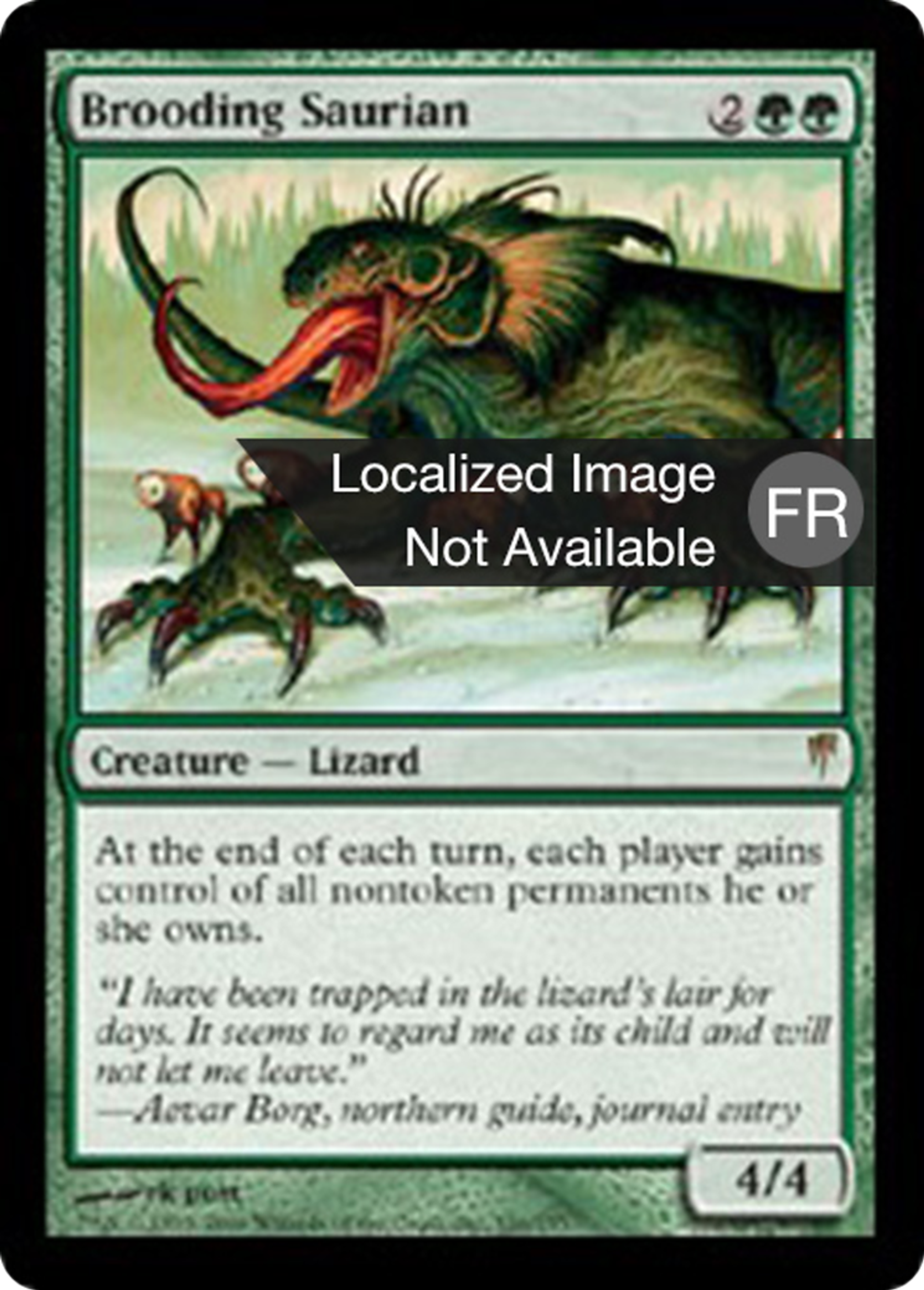 Saurien couveur — Coldsnap — Magic: The Gathering