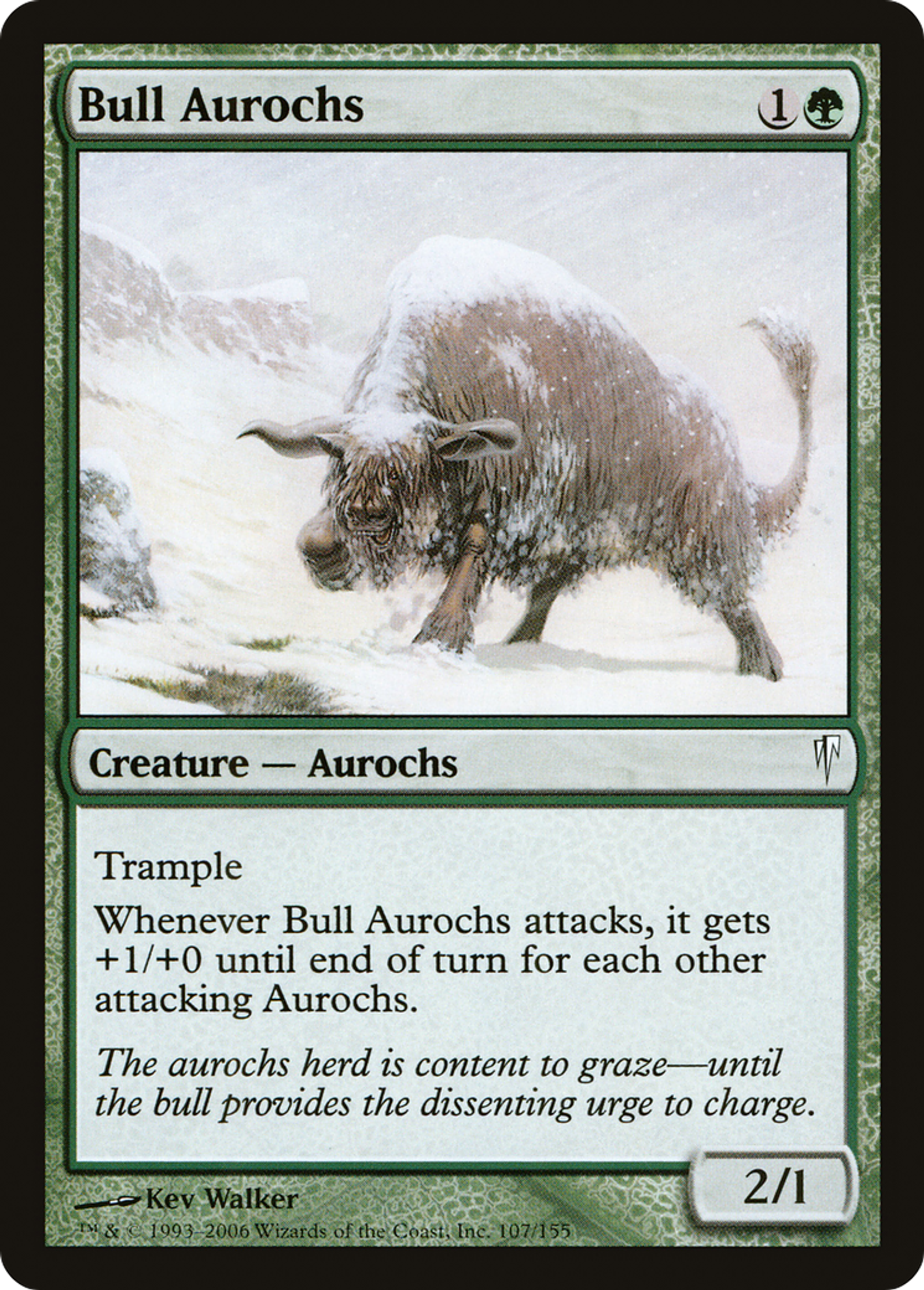 Bull Aurochs — Coldsnap — Magic: The Gathering