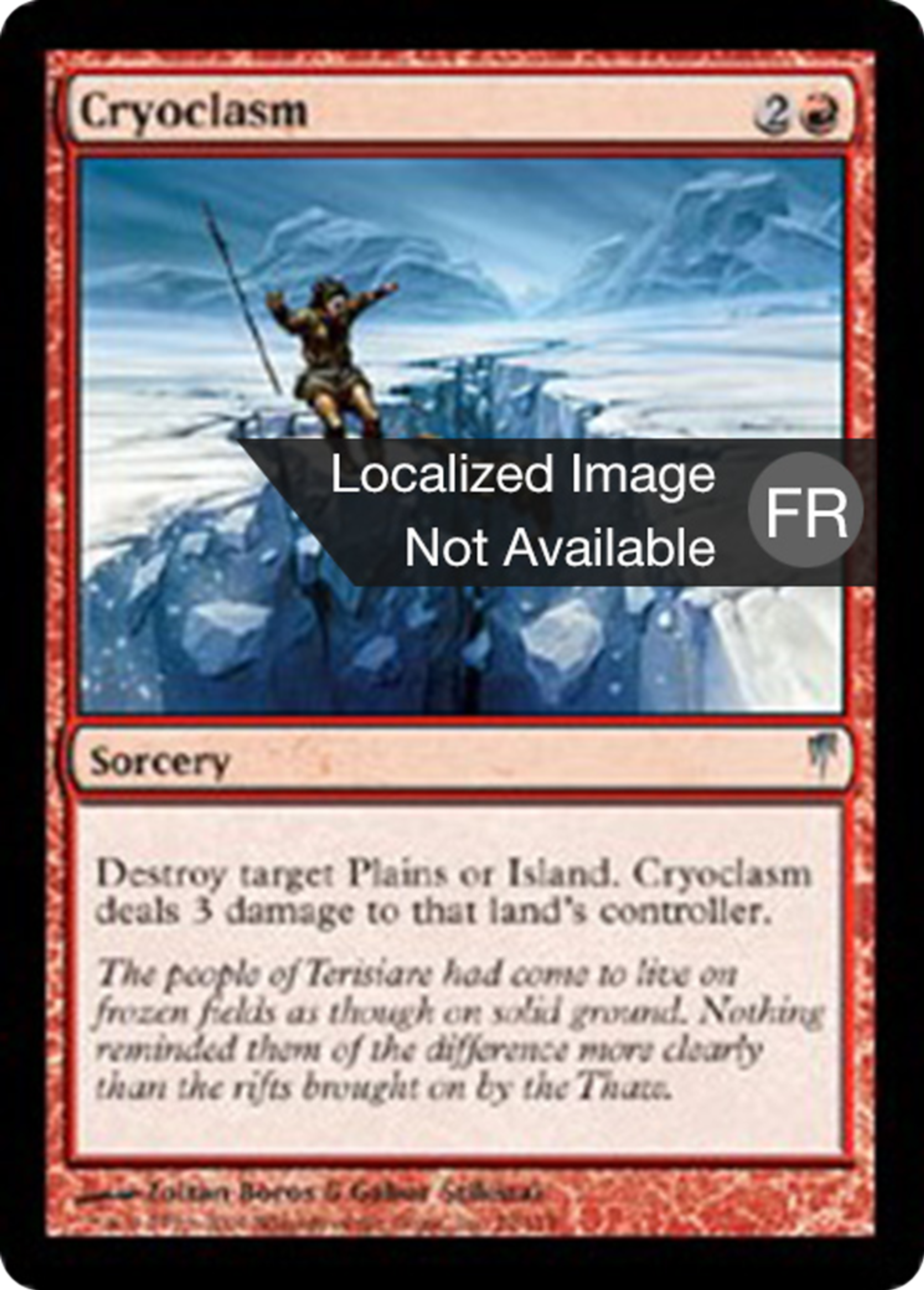 Cryoclasme — Coldsnap — Magic: The Gathering