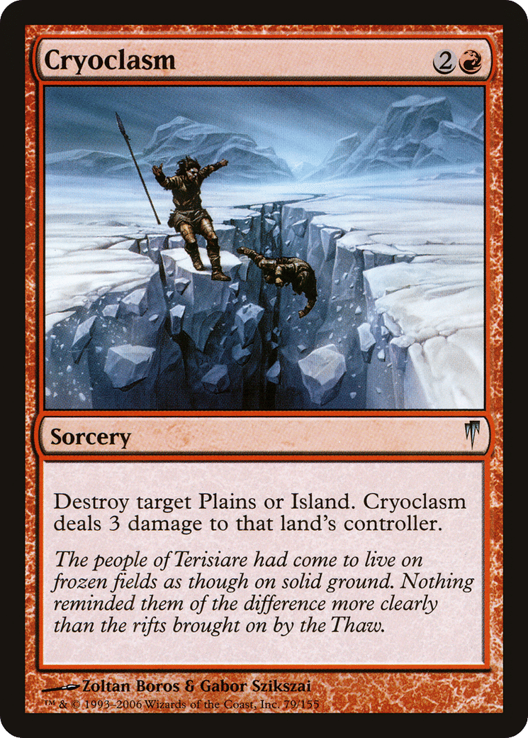 Cryoclasm — Coldsnap — Magic: The Gathering