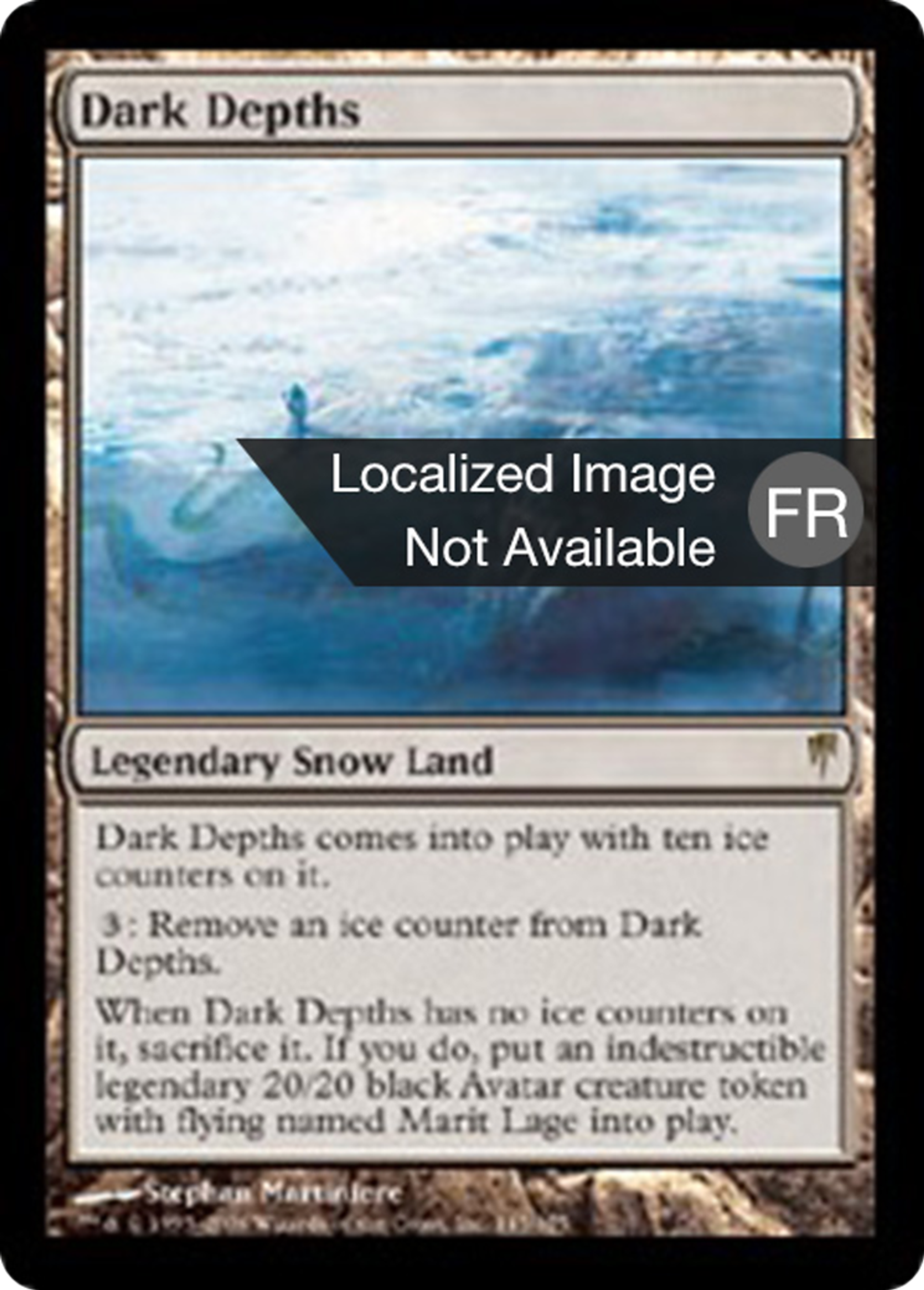 Profondeurs obscures — Coldsnap — Magic: The Gathering