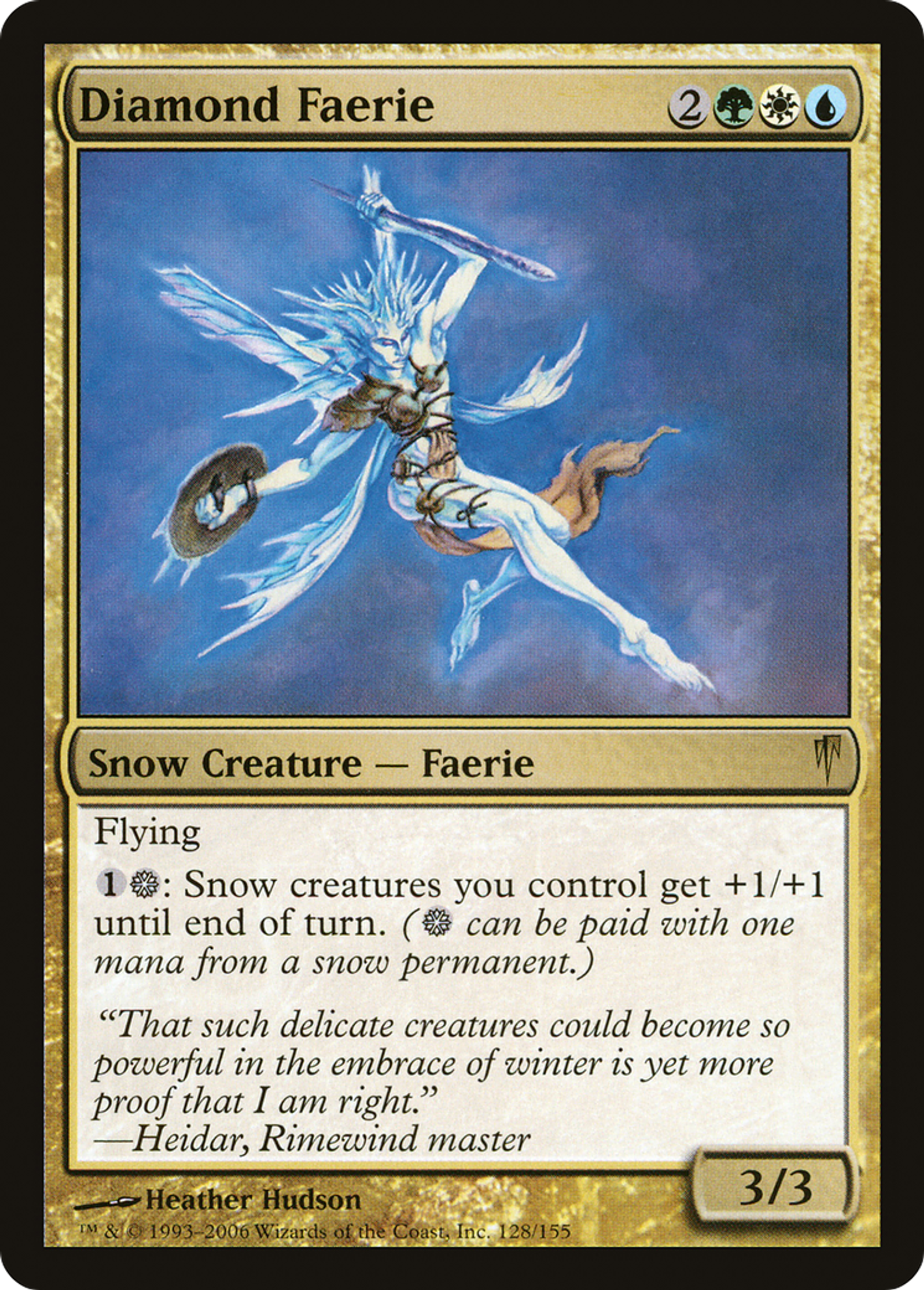 Diamond Faerie — Coldsnap — Magic: The Gathering