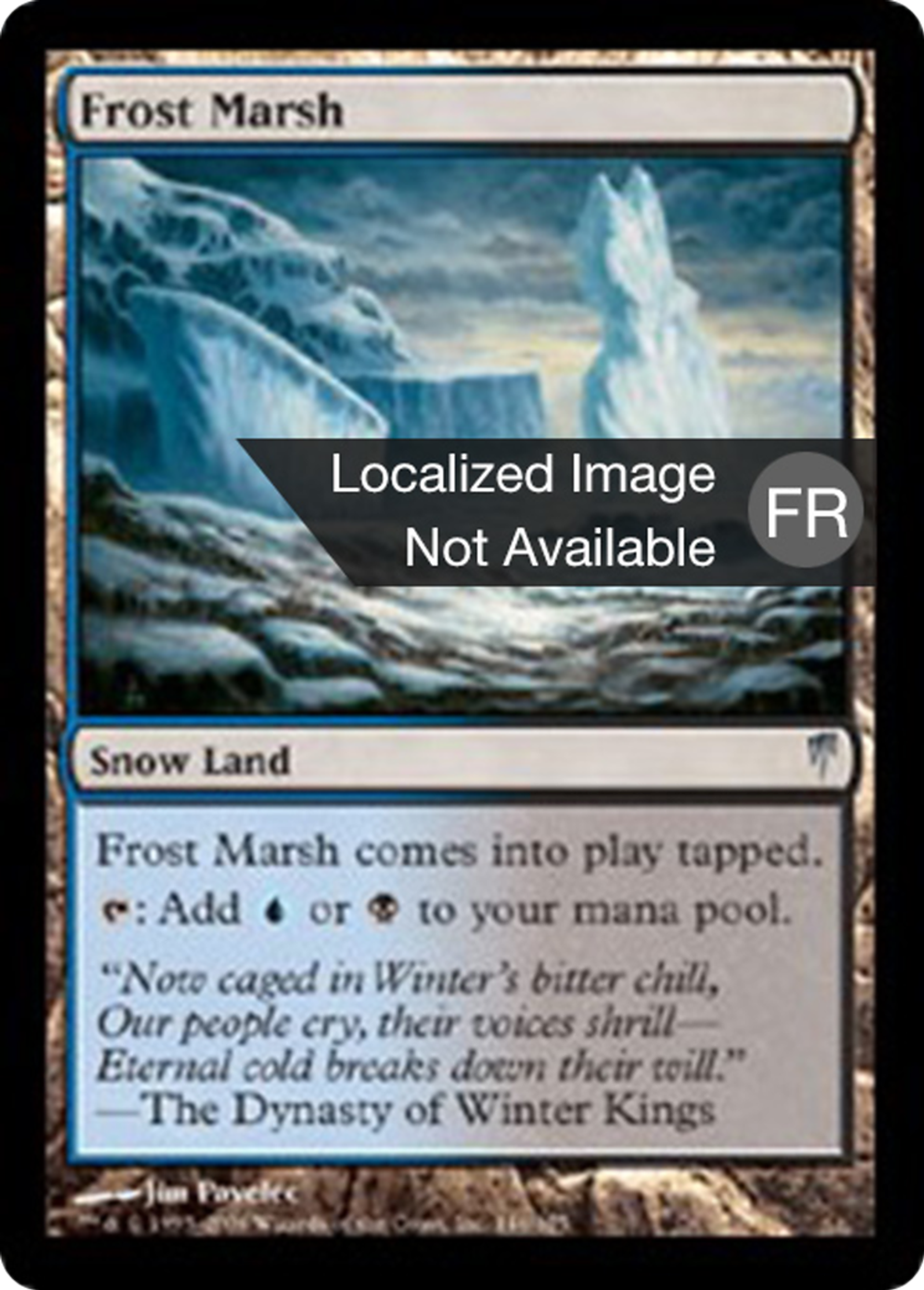Marécage gelé — Coldsnap — Magic: The Gathering