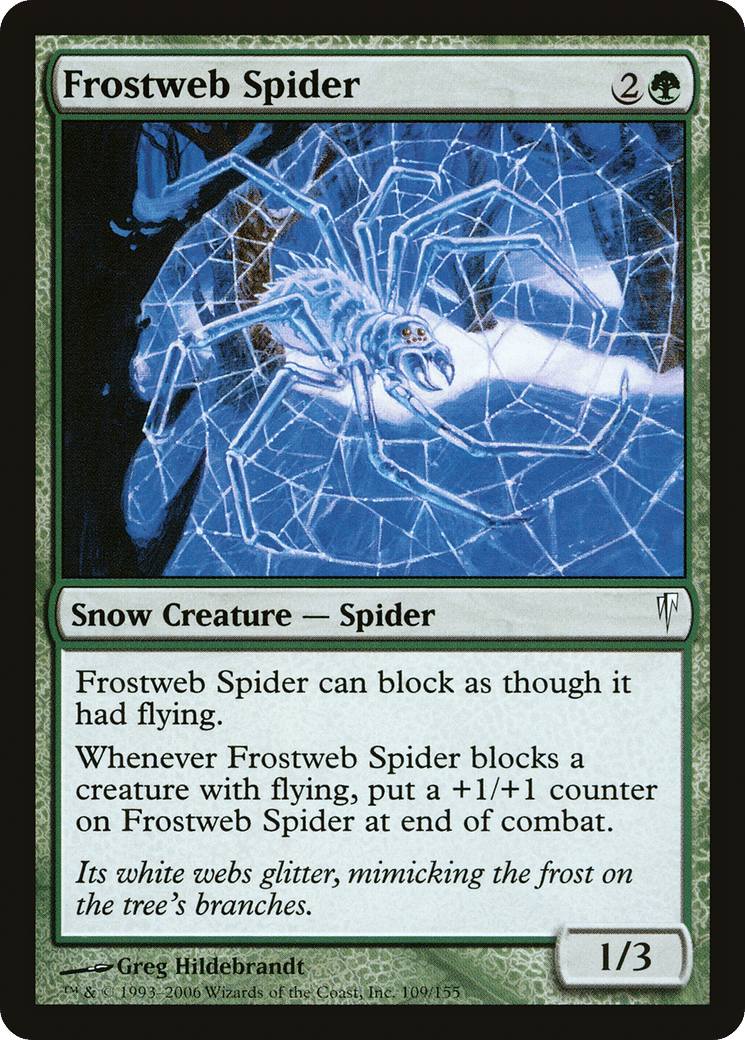 Araignée toilegivre — Coldsnap — Magic: The Gathering
