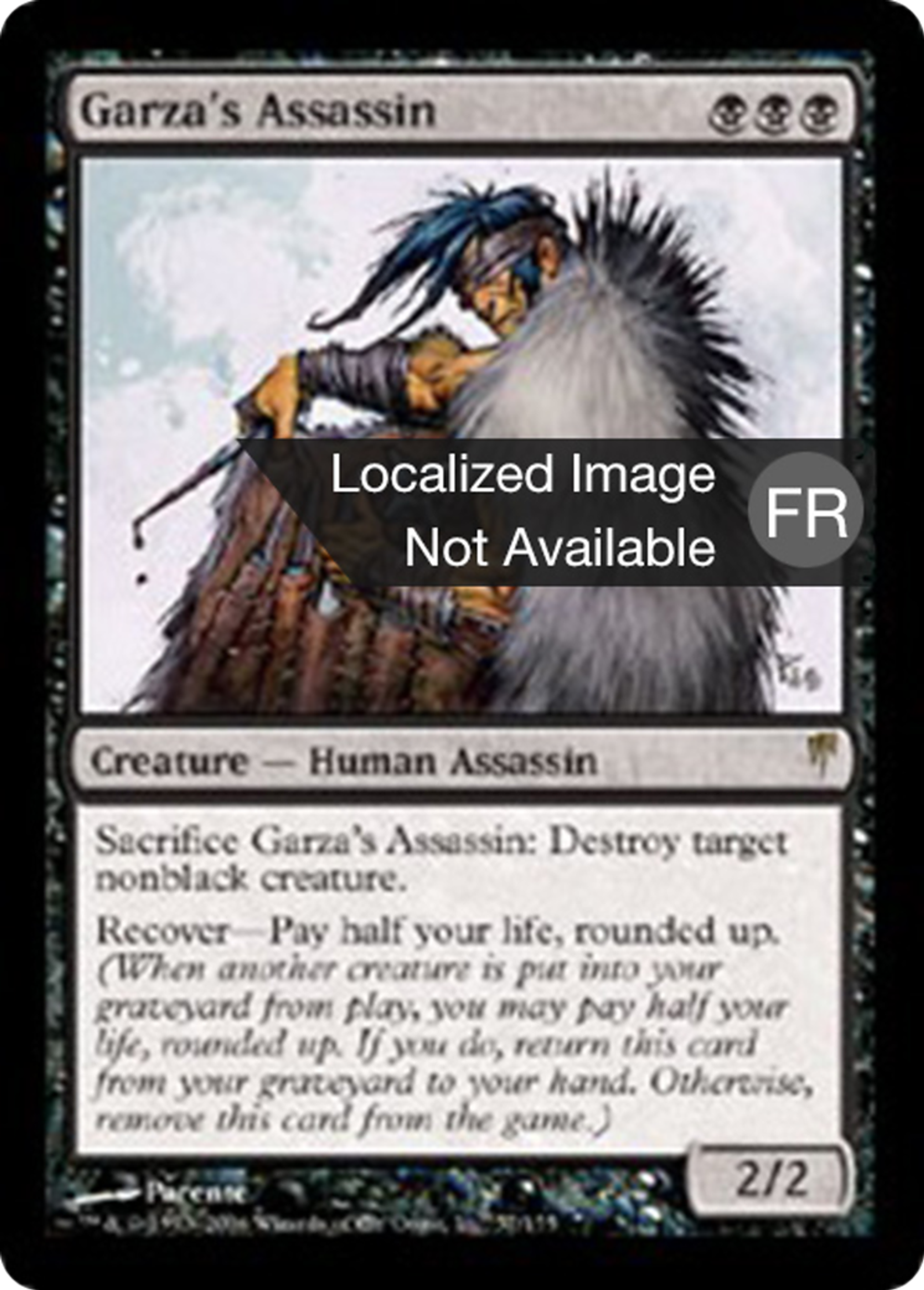 Assassin de Garza — Coldsnap — Magic: The Gathering
