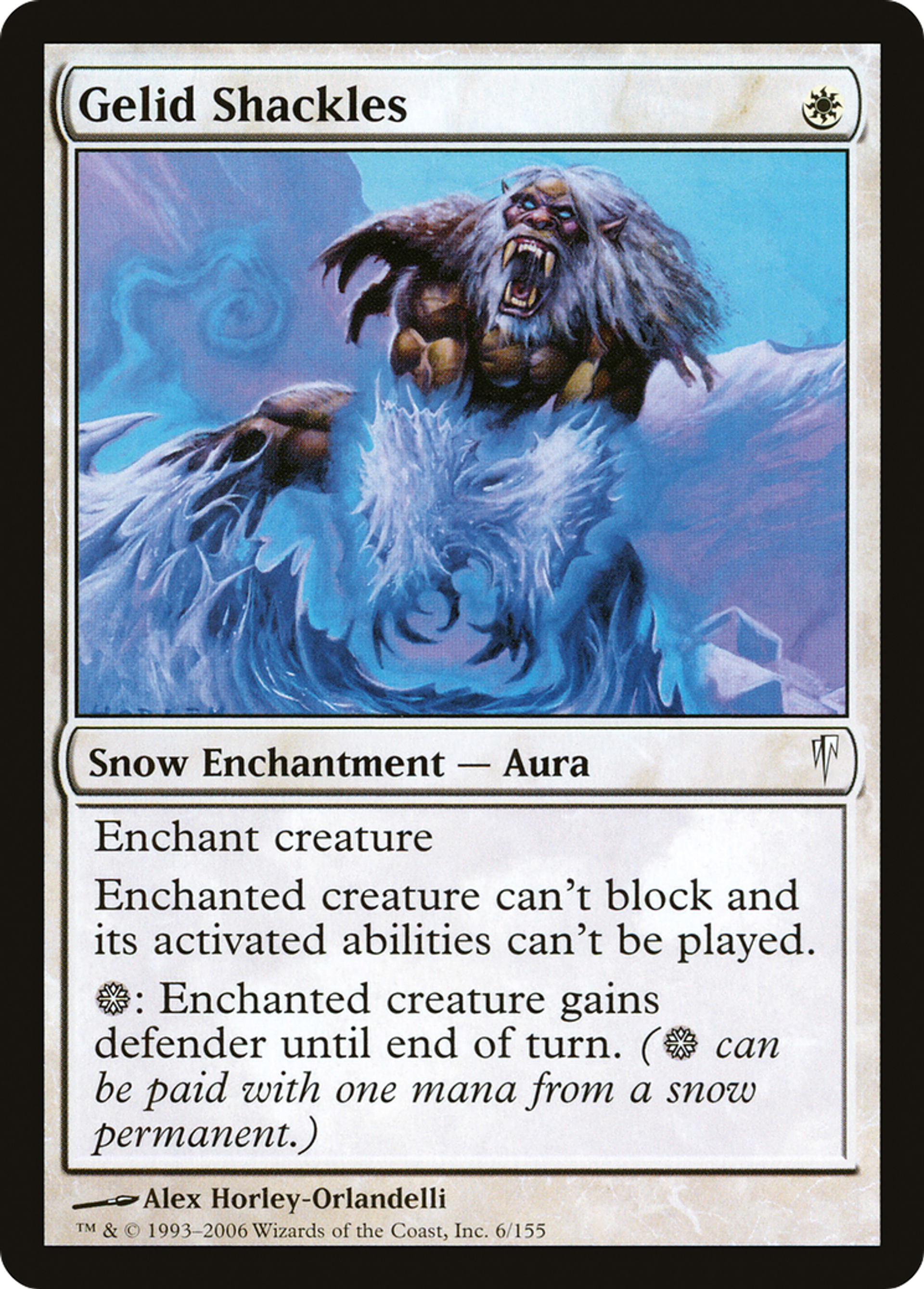 Gelid Shackles — Coldsnap — Magic: The Gathering