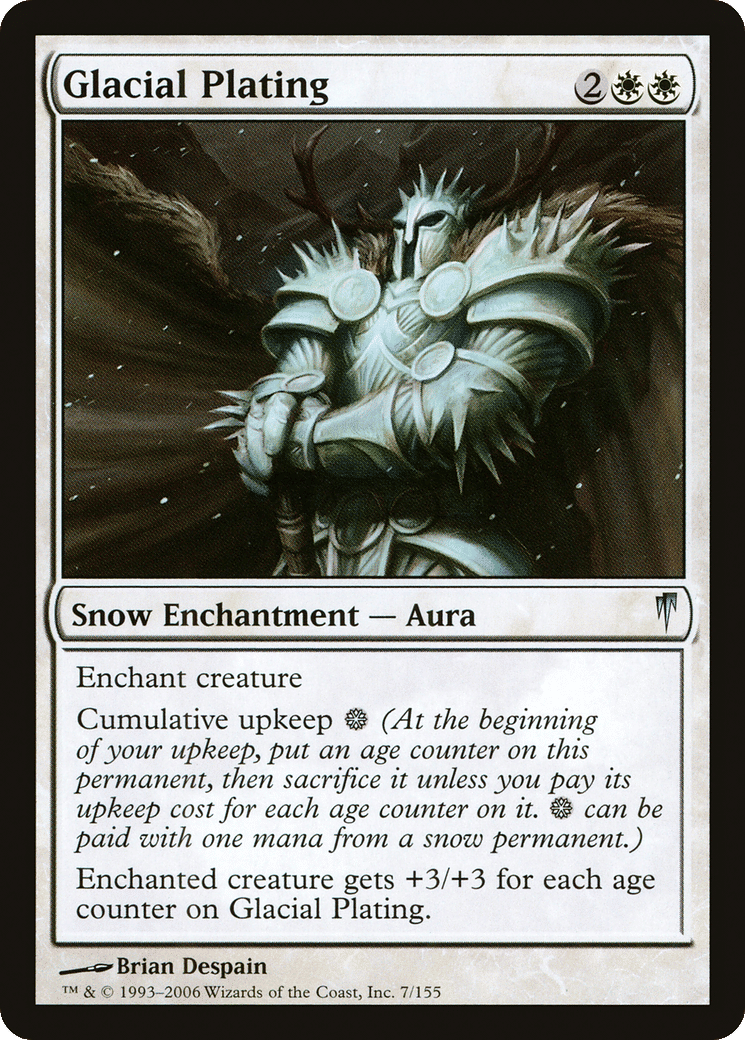 Glacial Plating — Coldsnap — Magic: The Gathering