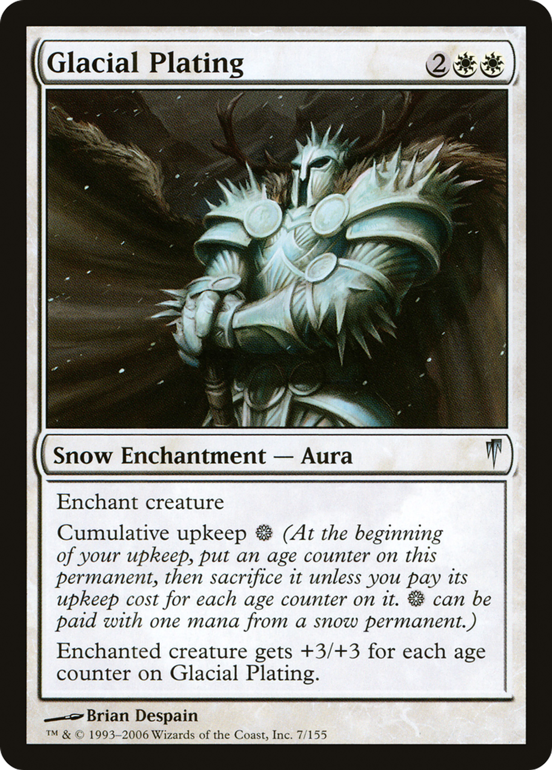 Glacial Plating — Coldsnap — Magic: The Gathering