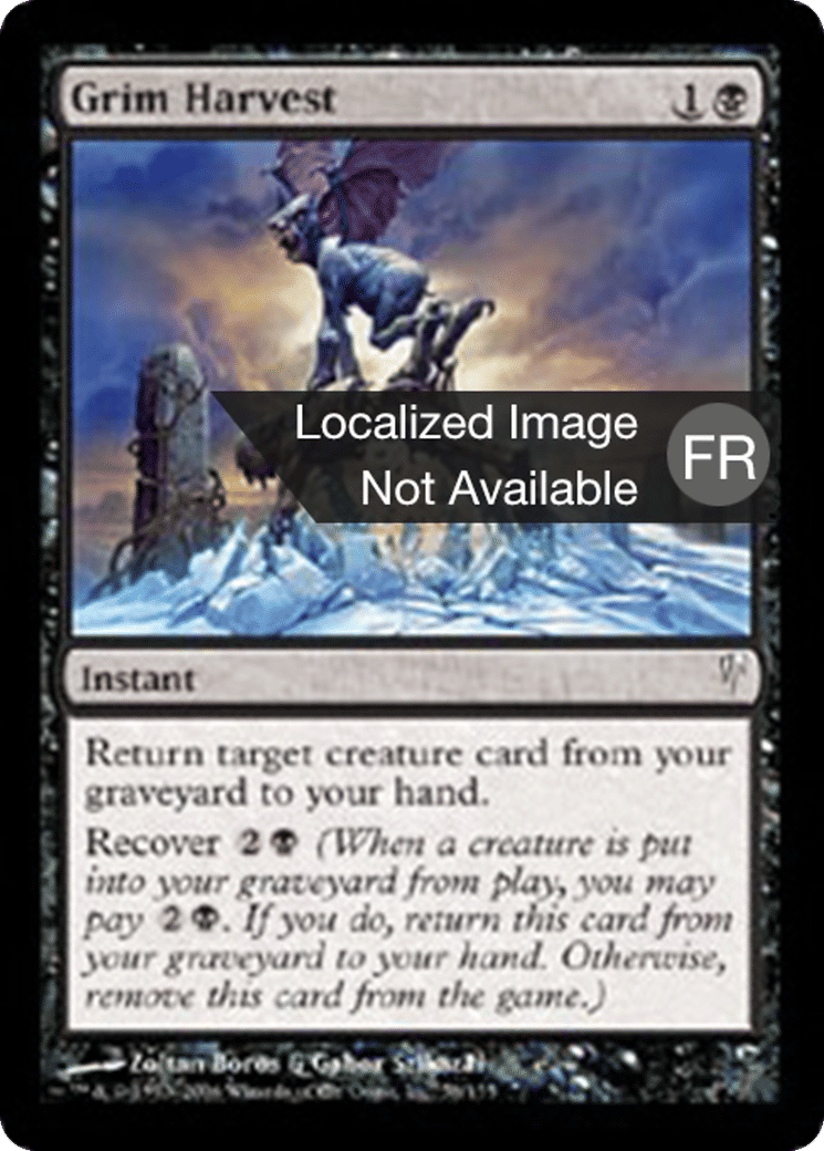 Sinistre récolte — Coldsnap — Magic: The Gathering