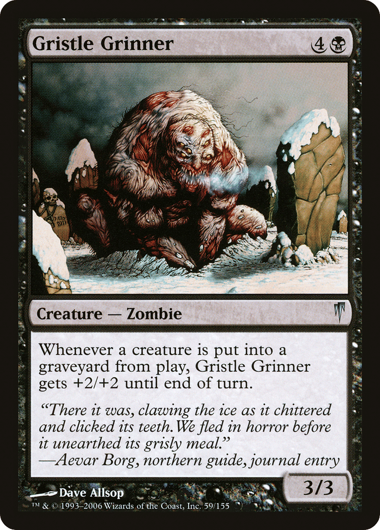 Gristle Grinner — Coldsnap — Magic: The Gathering