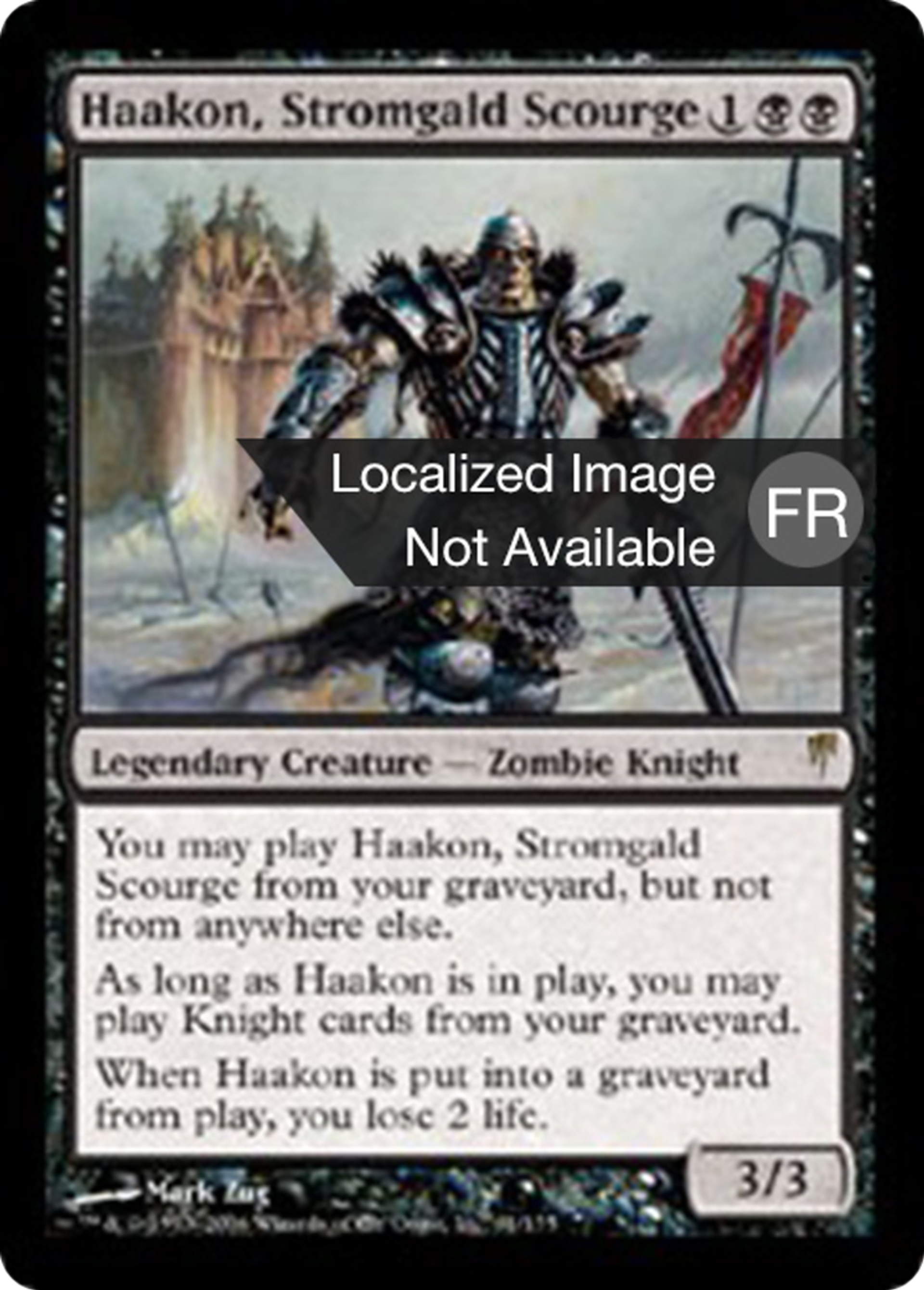 Haakon, plaie de Stromgald — Coldsnap — Magic: The Gathering