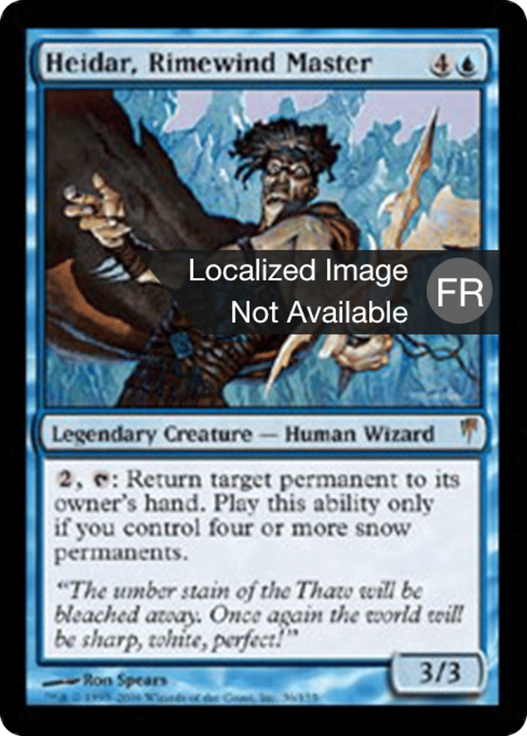 Heidar, maître de Soufflegivre — Coldsnap — Magic: The Gathering