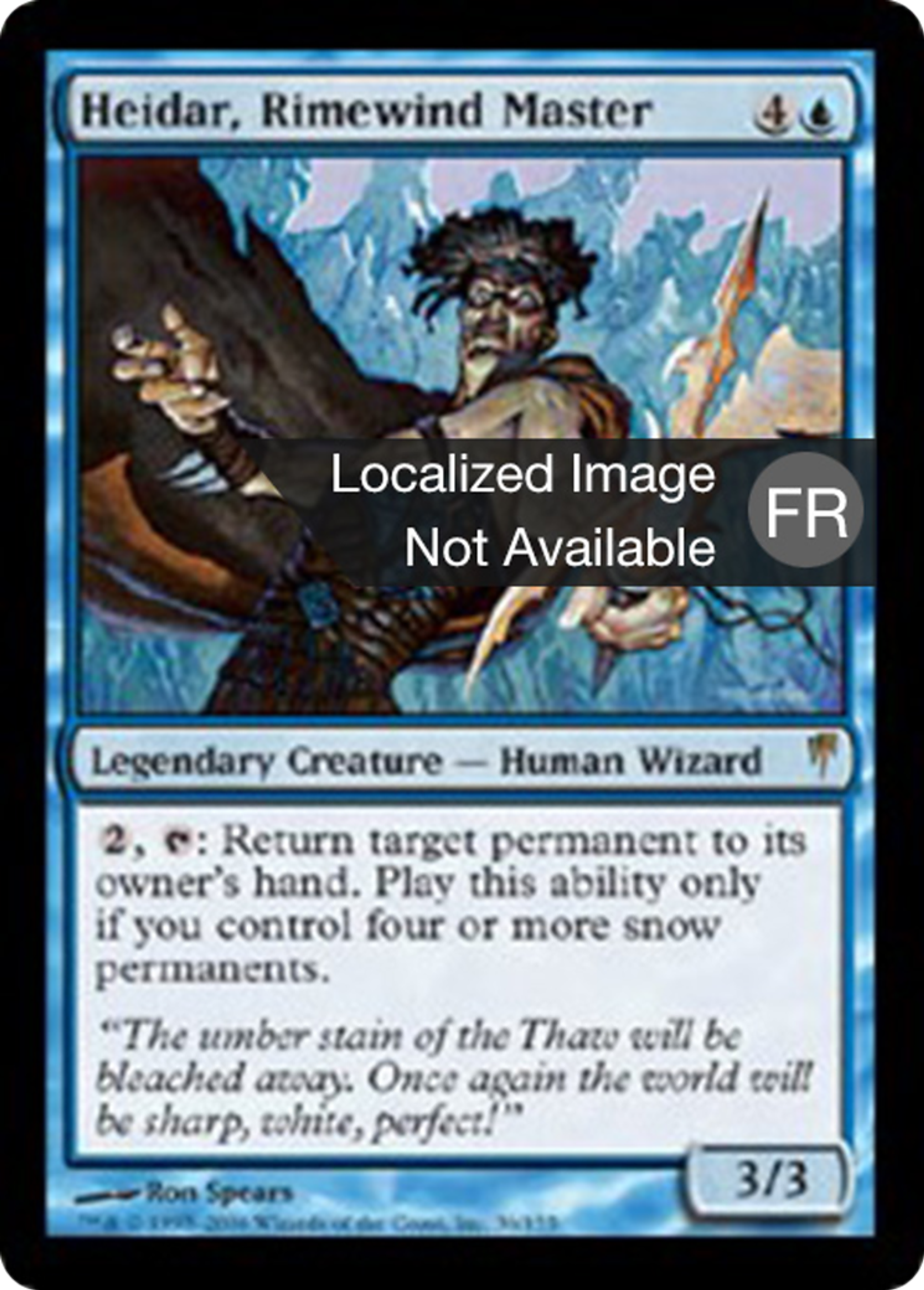 Heidar, maître de Soufflegivre — Coldsnap — Magic: The Gathering