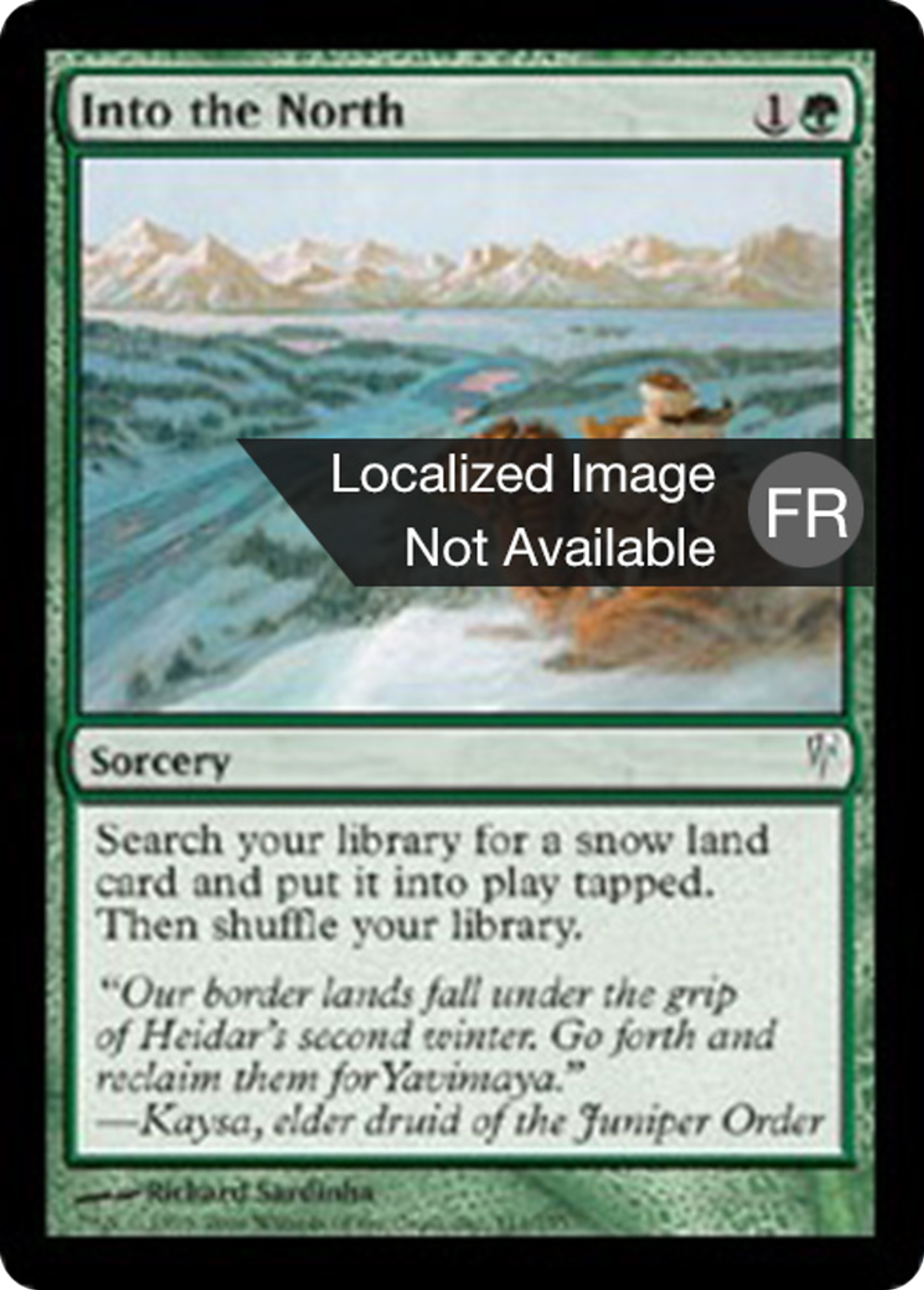 Vers le Nord — Coldsnap — Magic: The Gathering