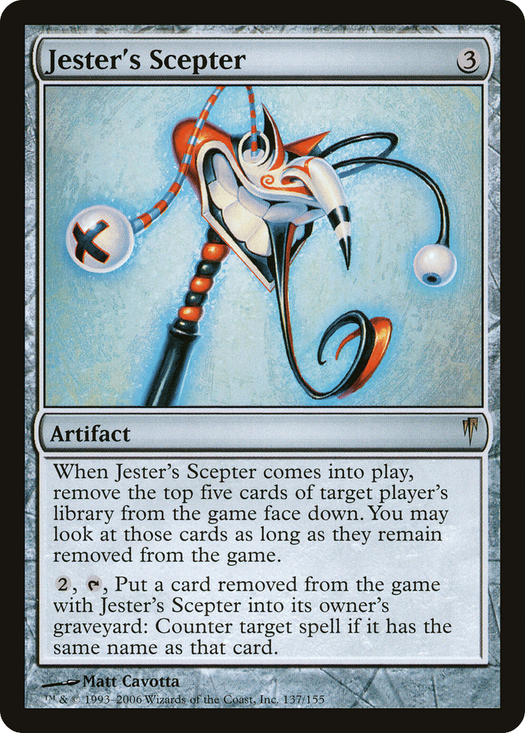Jester's Scepter — Coldsnap — Magic: The Gathering