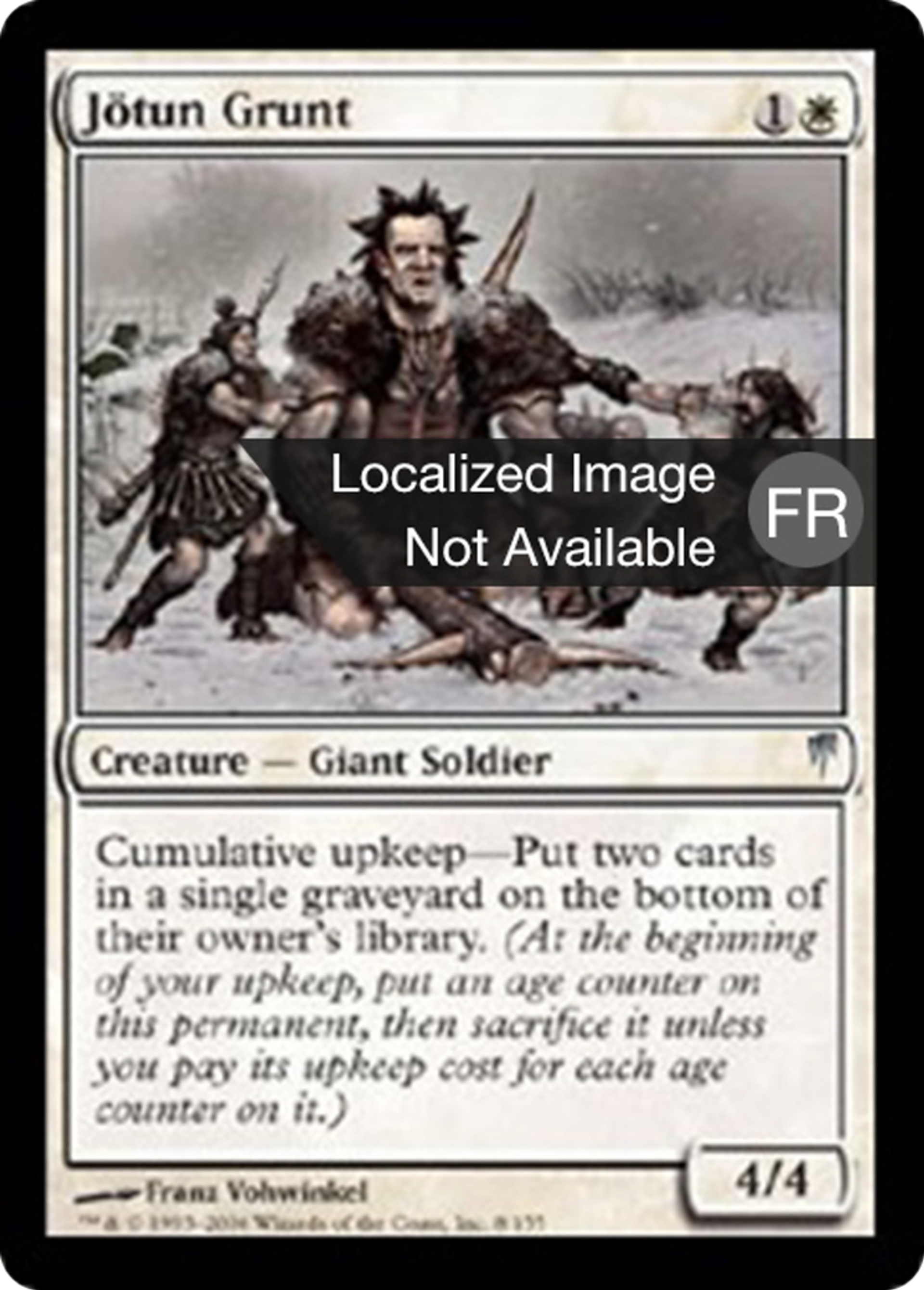 Grognard jötun — Coldsnap — Magic: The Gathering