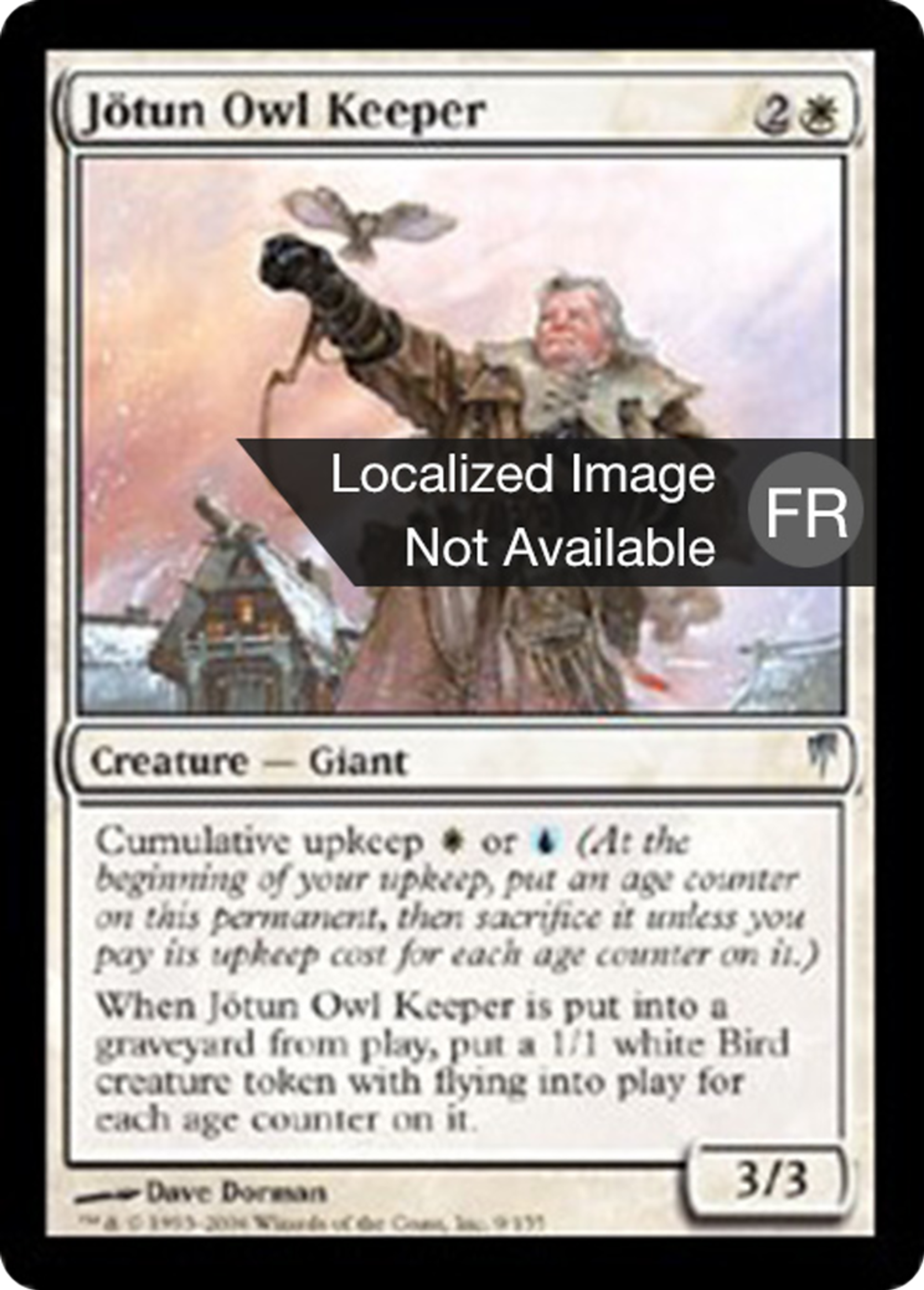 Garde-hibou jötun — Coldsnap — Magic: The Gathering