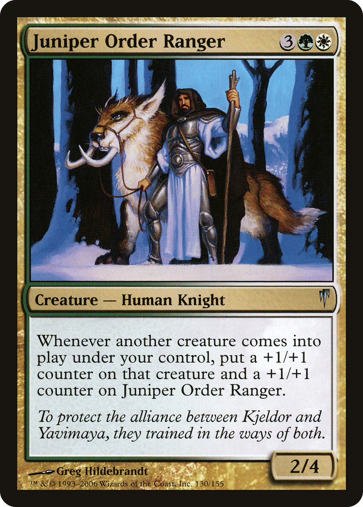 Juniper Order Ranger — Coldsnap — Magic: The Gathering