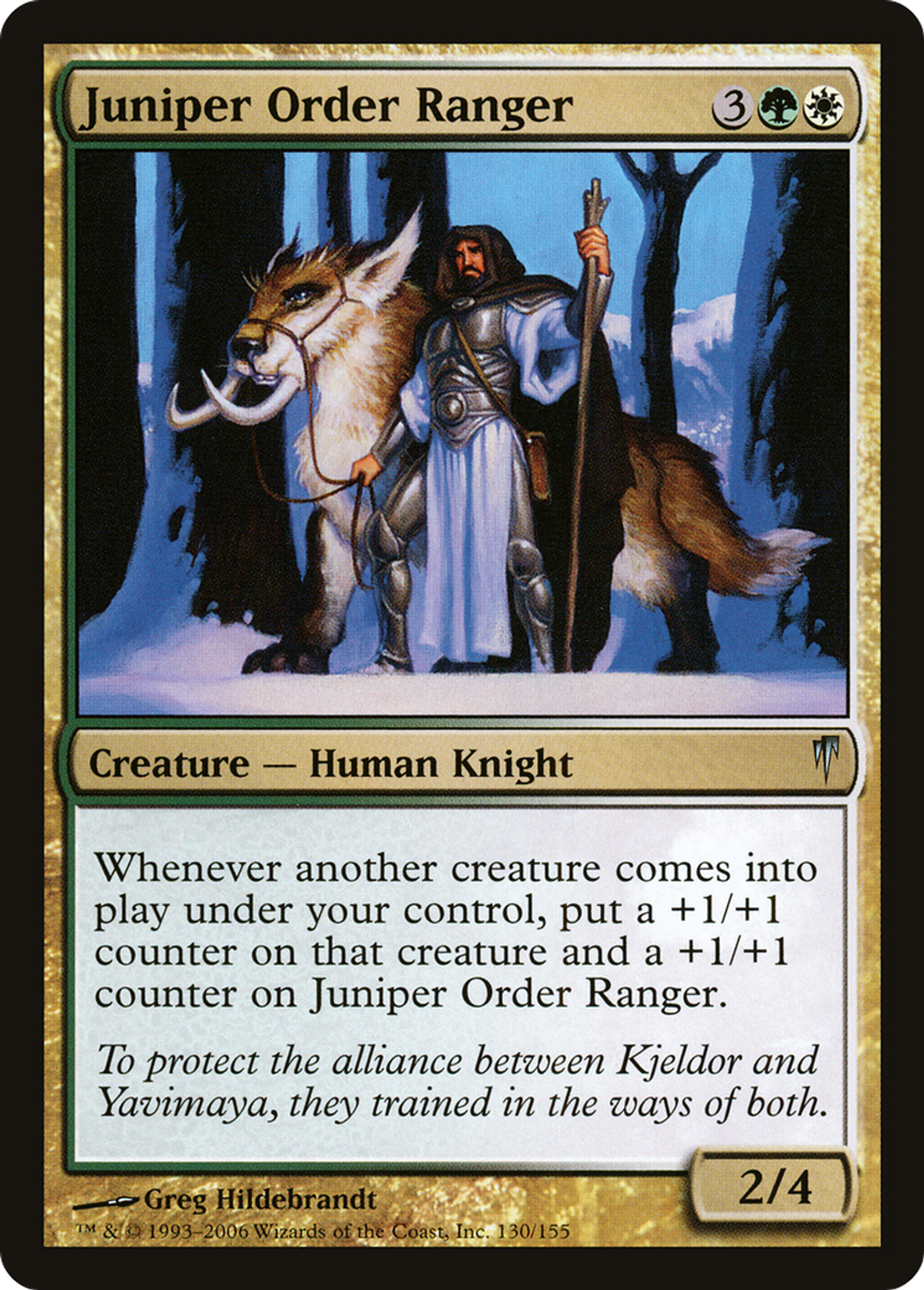 Juniper Order Ranger — Coldsnap — Magic: The Gathering