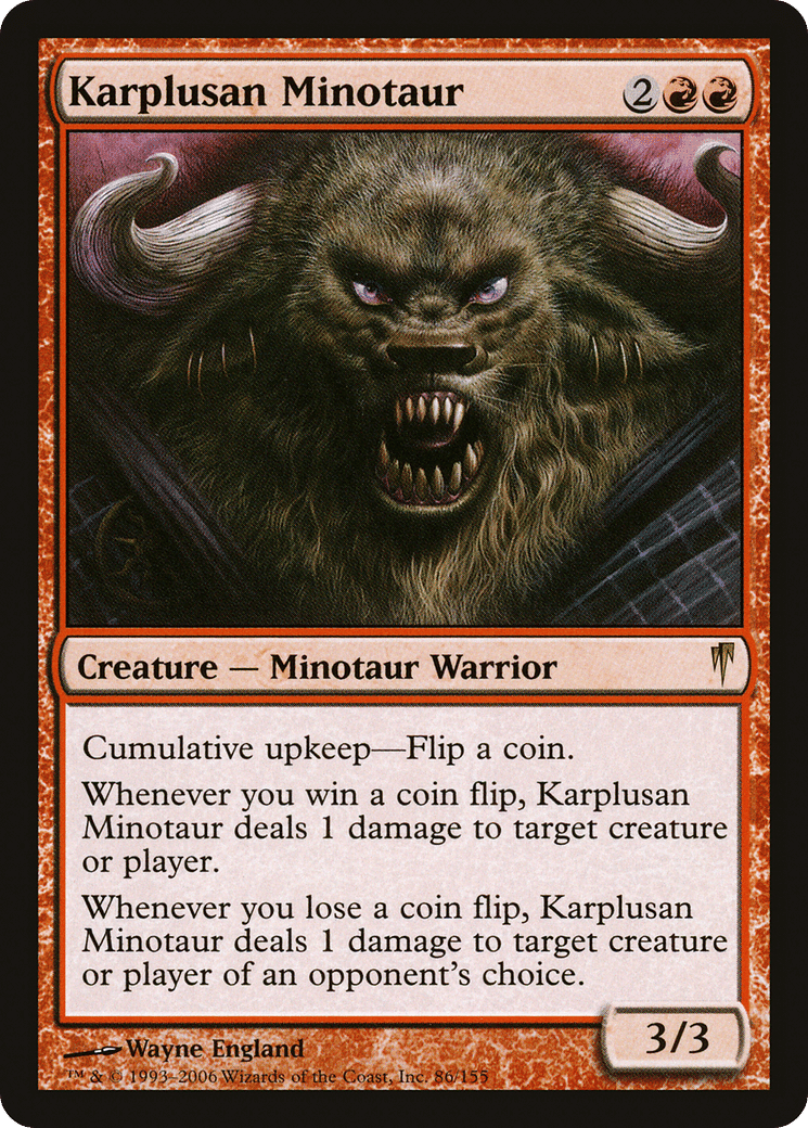 Karplusan Minotaur — Coldsnap — Magic: The Gathering