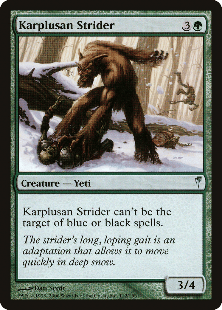 Karplusan Strider — Coldsnap — Magic: The Gathering