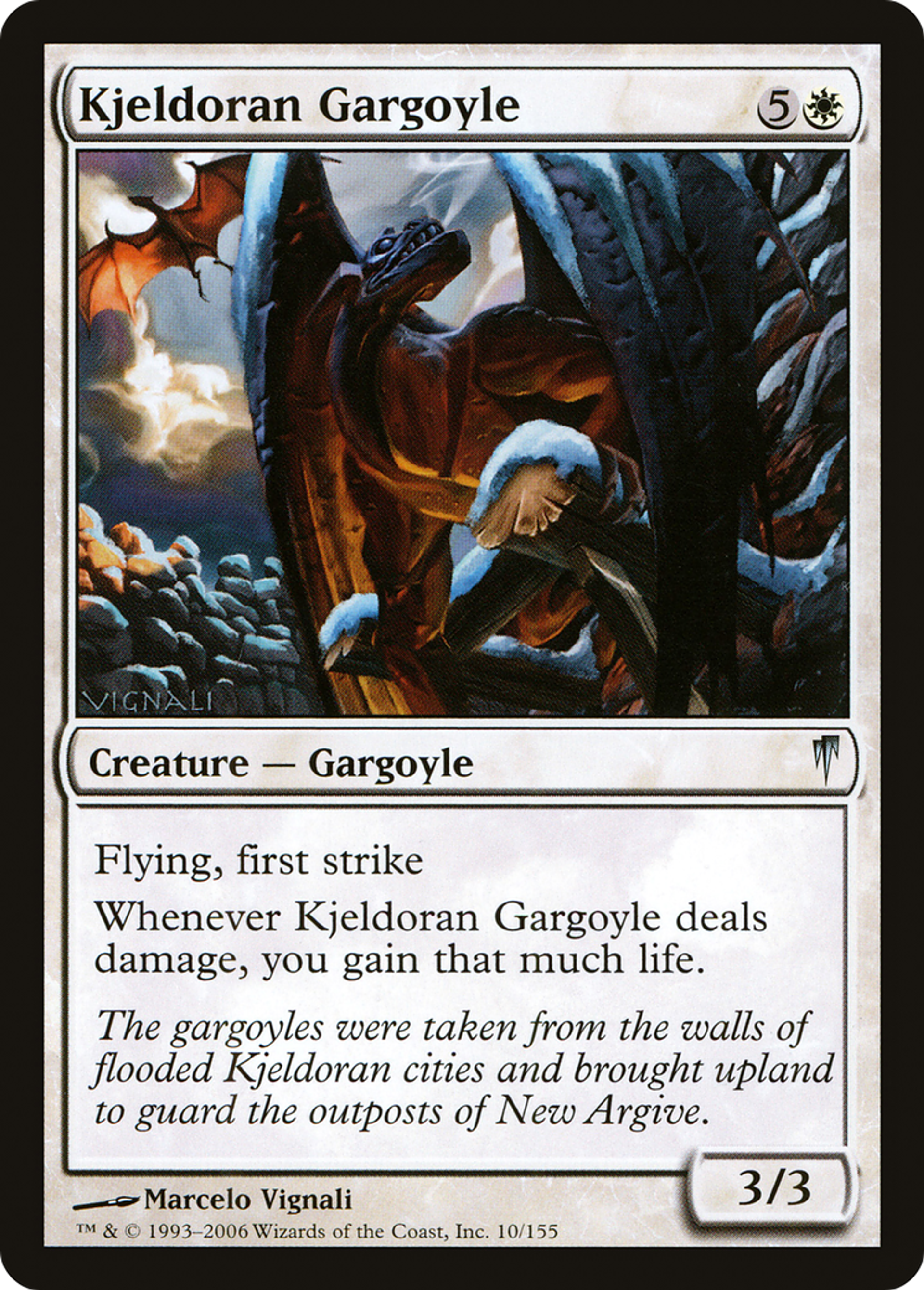 Kjeldoran Gargoyle — Coldsnap — Magic: The Gathering