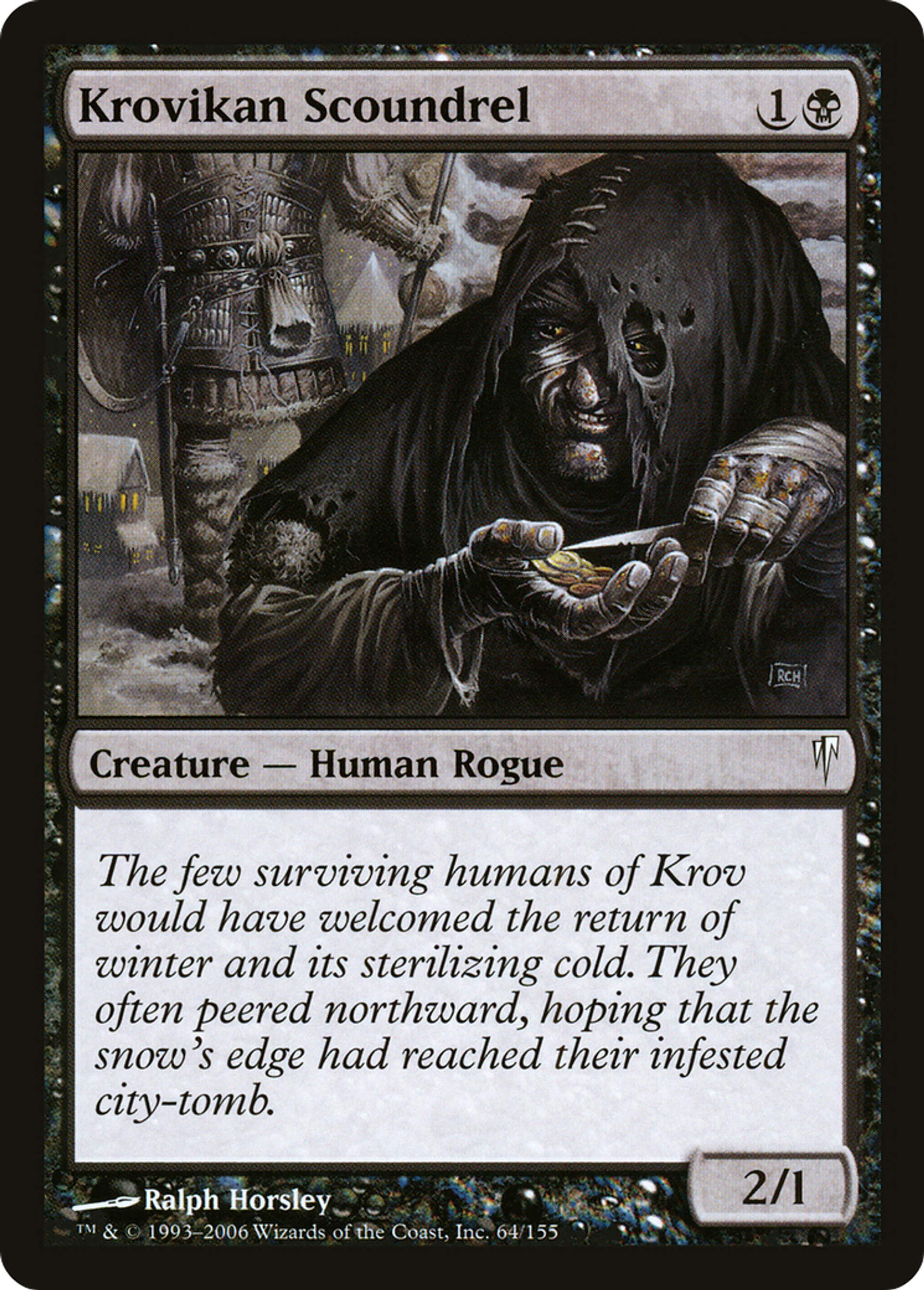 Krovikan Scoundrel — Coldsnap — Magic: The Gathering