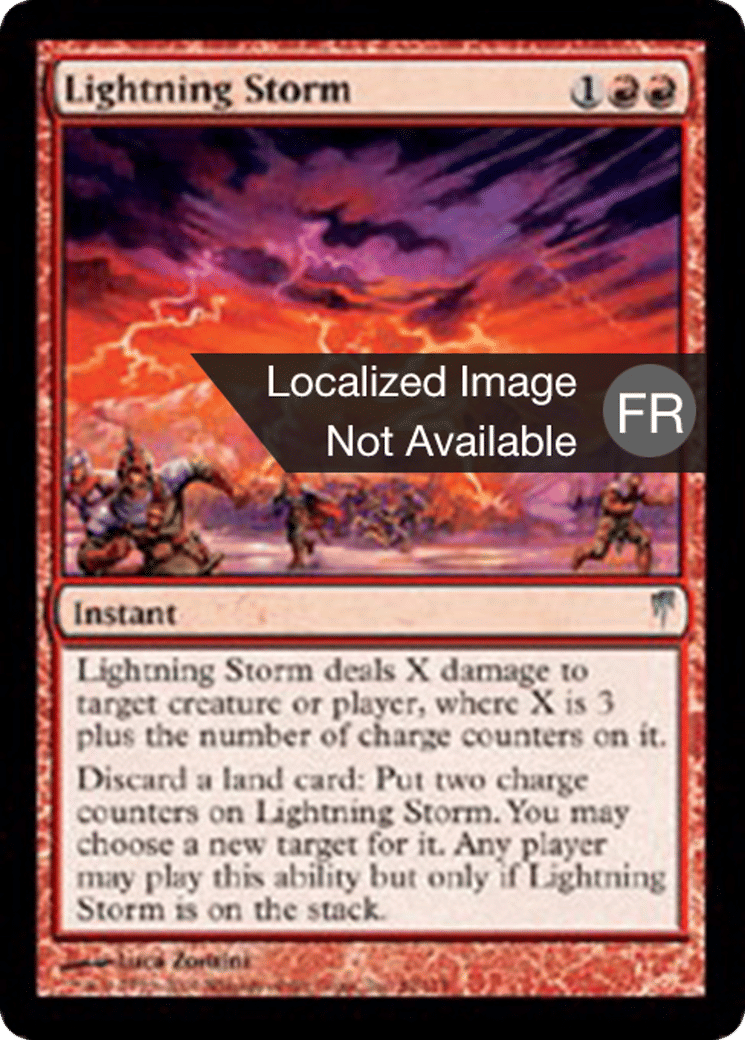 Orage d'éclairs — Coldsnap — Magic: The Gathering